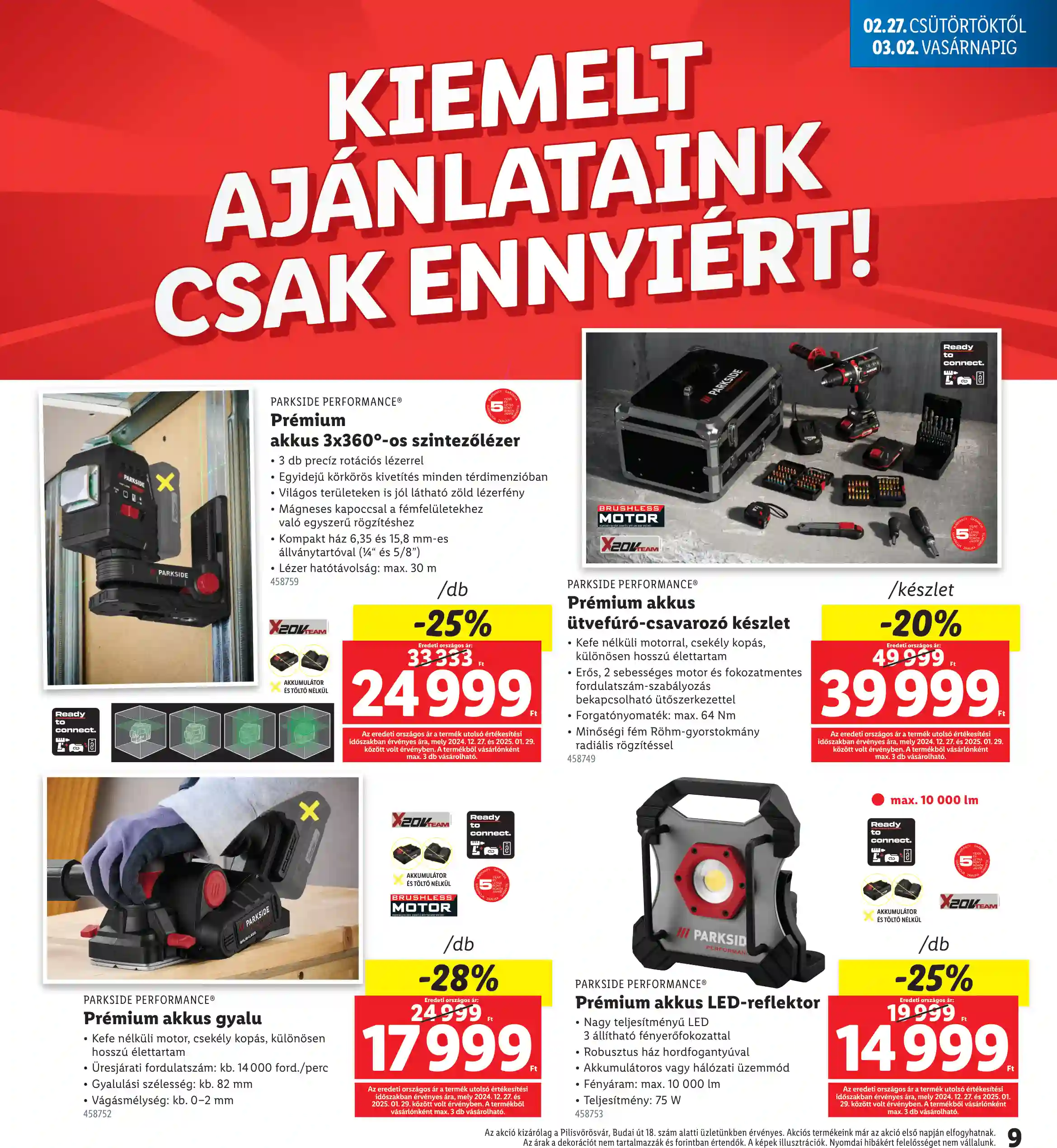 Lidl akciós újság 9. hét (Nyitasi akciók – Pilisvörösvár) (15 oldal)