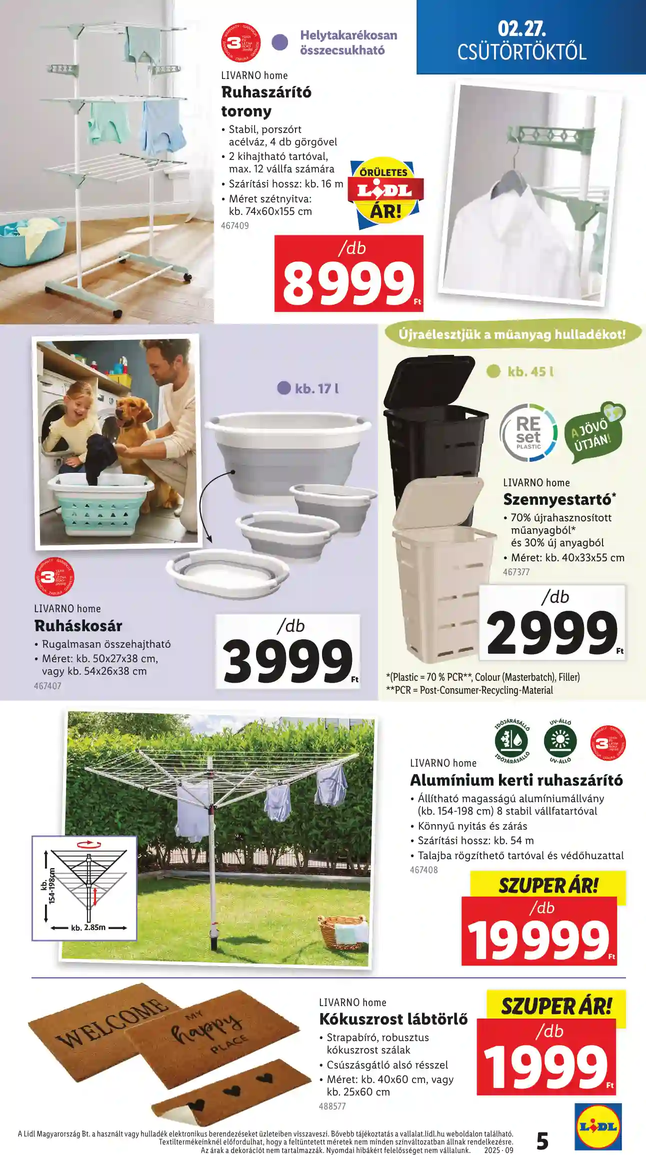 Lidl akciós újság 9. hét (Érvényes 02.27-től) (14 oldal)
