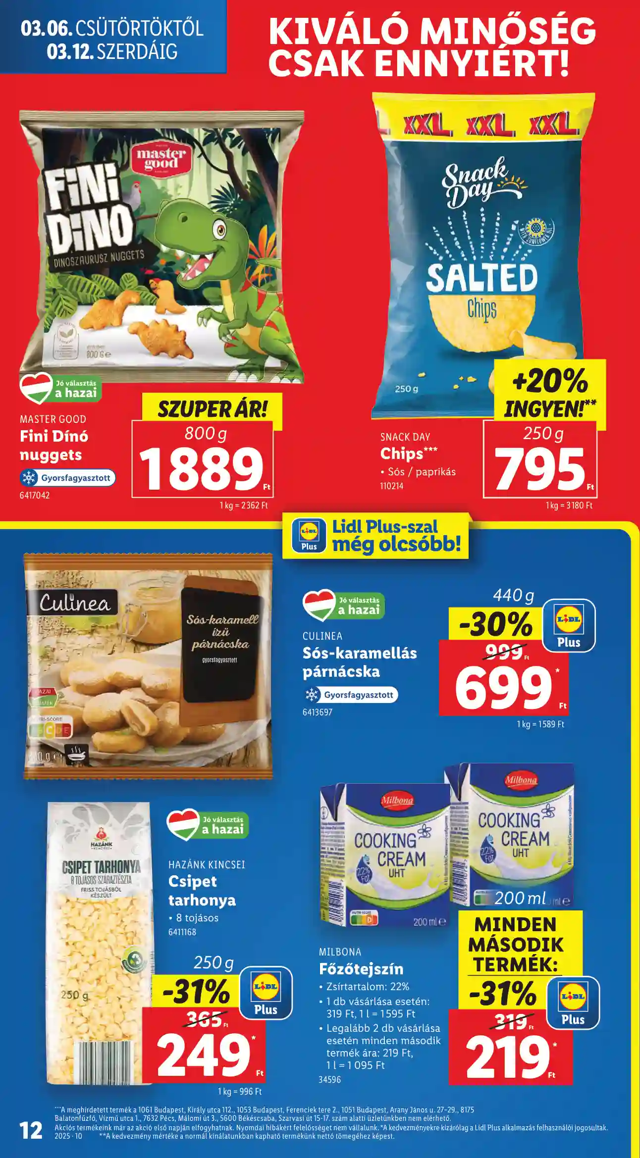 Lidl akciós újság 10. hét (Érvényes 03.06-tól) (4 oldal)