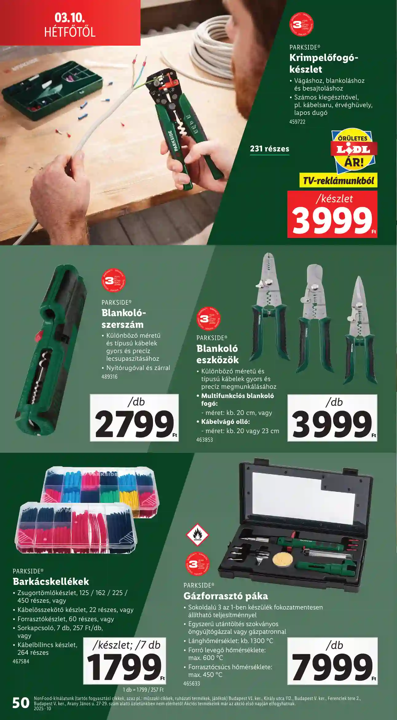 Lidl akciós újság 10. hét (Érvényes 03.06-tól) (45 oldal)