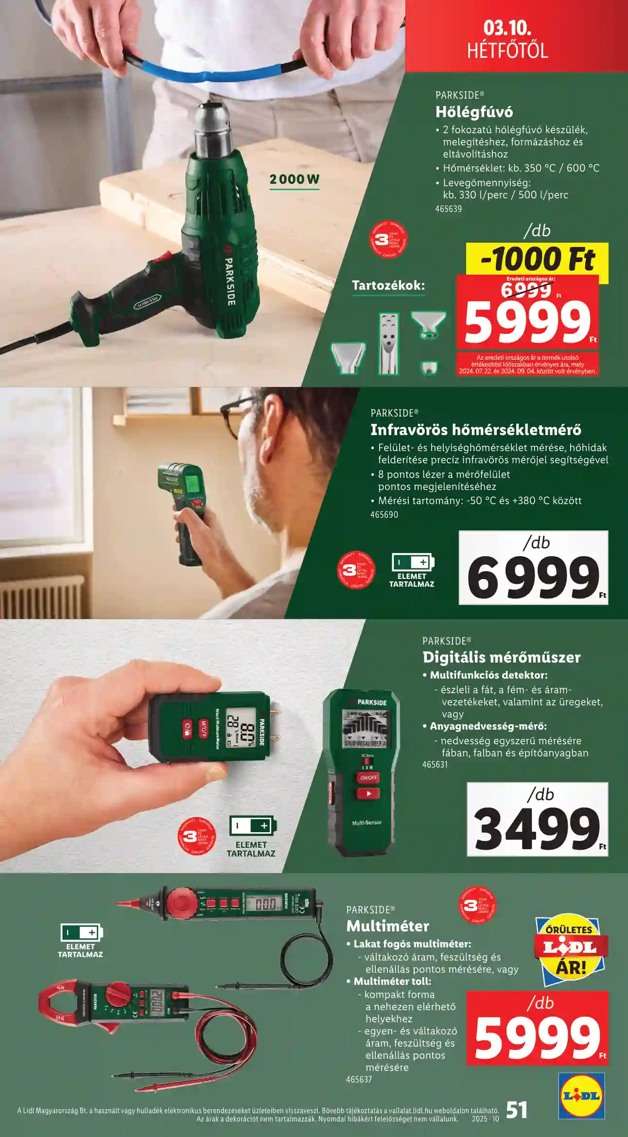 Lidl akciós újság 10. hét (Érvényes 03.06-tól) (47 oldal)