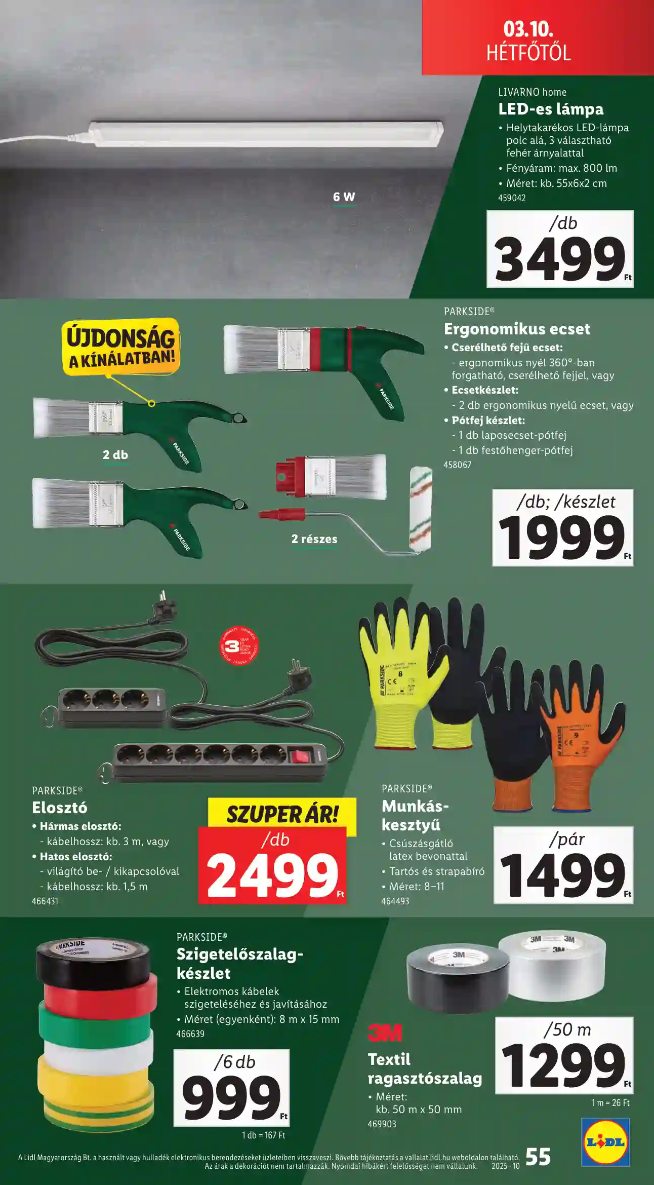 Lidl akciós újság 10. hét (Érvényes 03.06-tól) (51 oldal)