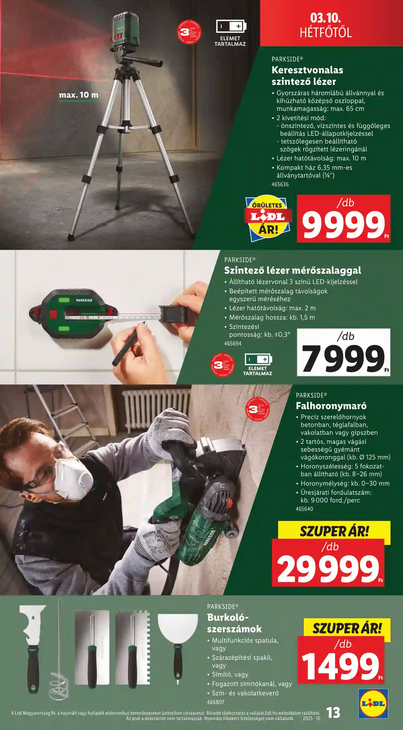 Lidl akciós újság 10. hét (Érvényes 03.06-tól) (5 oldal)