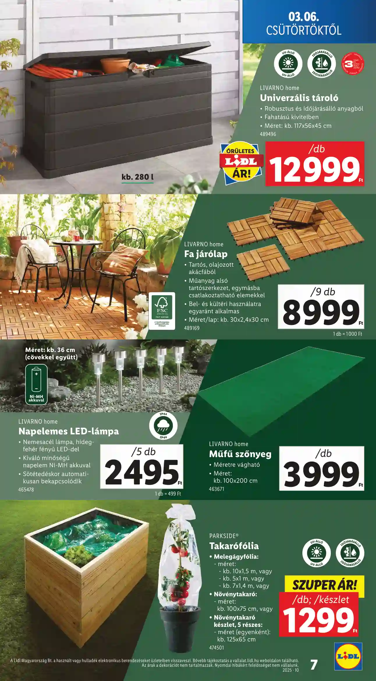 Lidl akciós újság 10. hét (Érvényes 03.06-tól) (16 oldal)