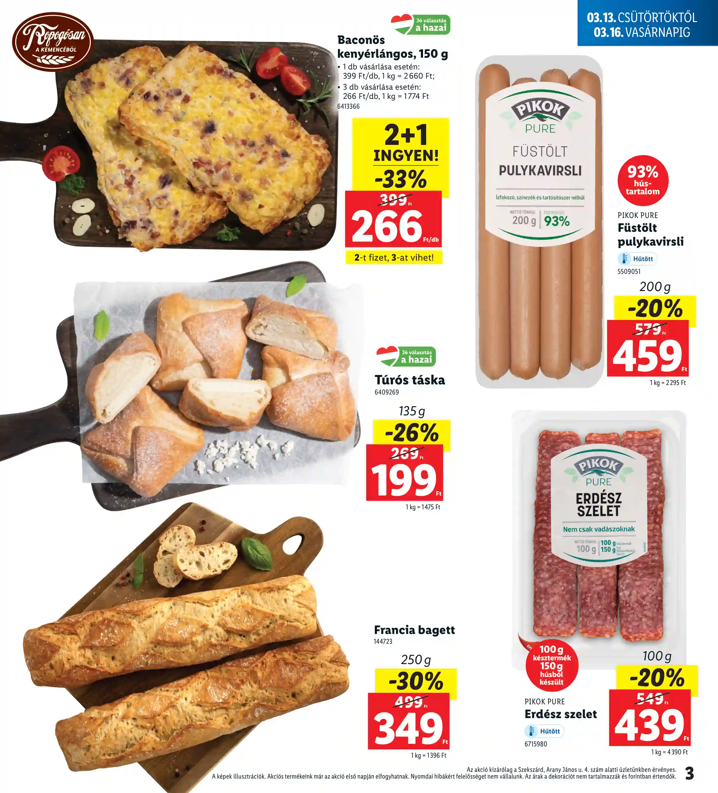 Lidl akciós újság 11. hét (Regionális akciók – Szekszárd) (3 oldal)