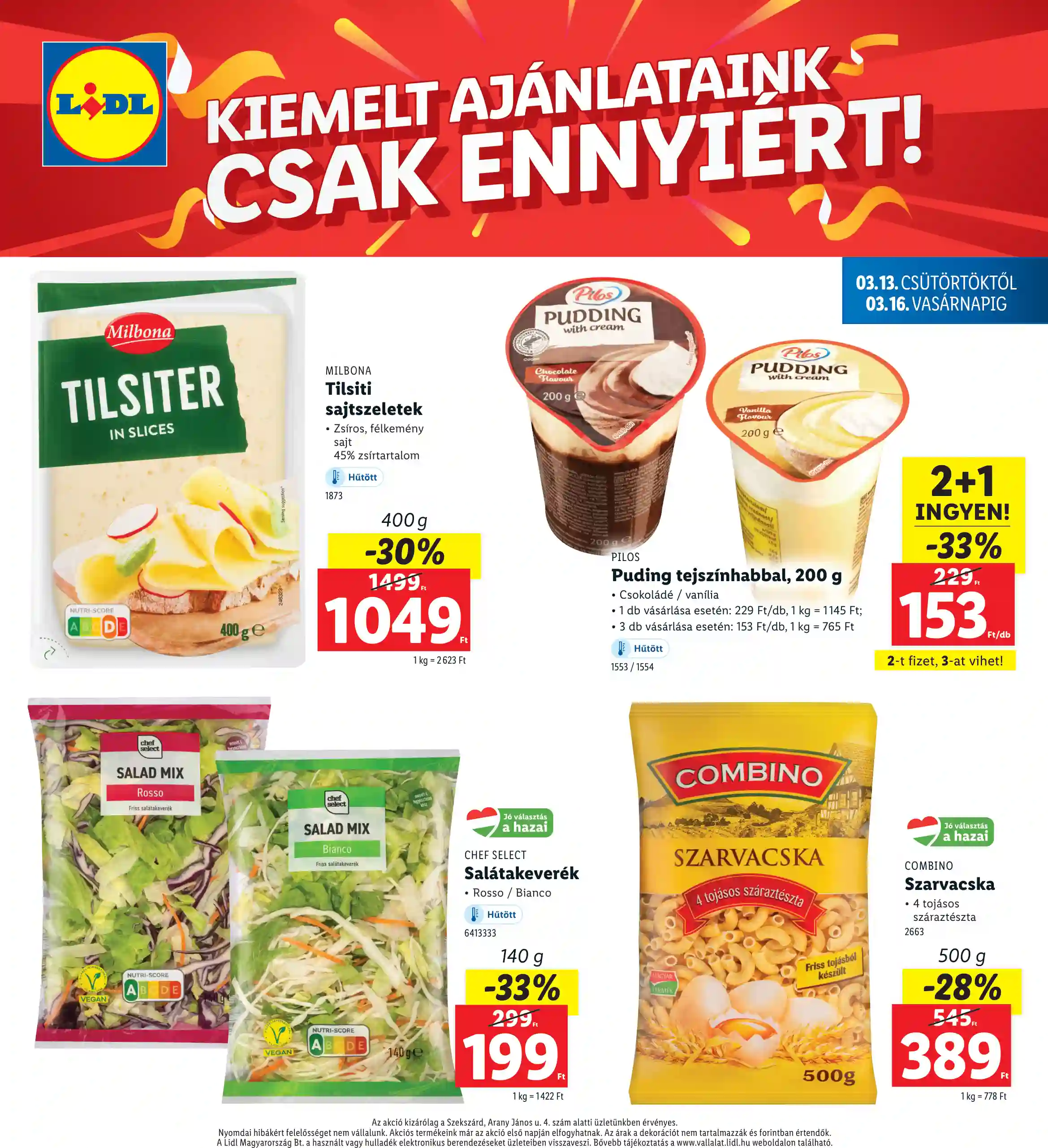 Lidl akciós újság 11. hét (Regionális akciók – Szekszárd) (4 oldal)