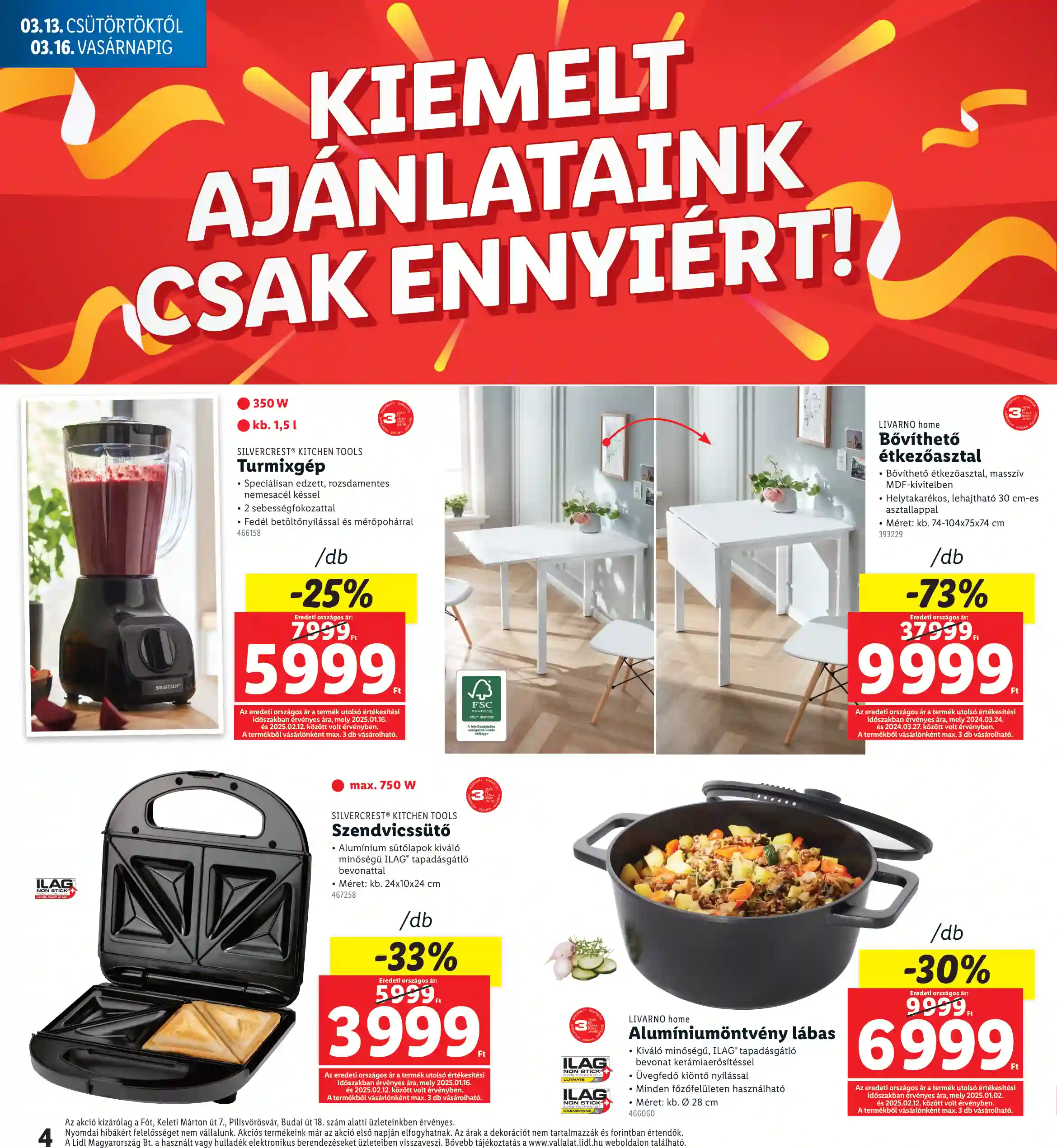 Lidl akciós újság 11. hét (Regionális akciók) (4 oldal)