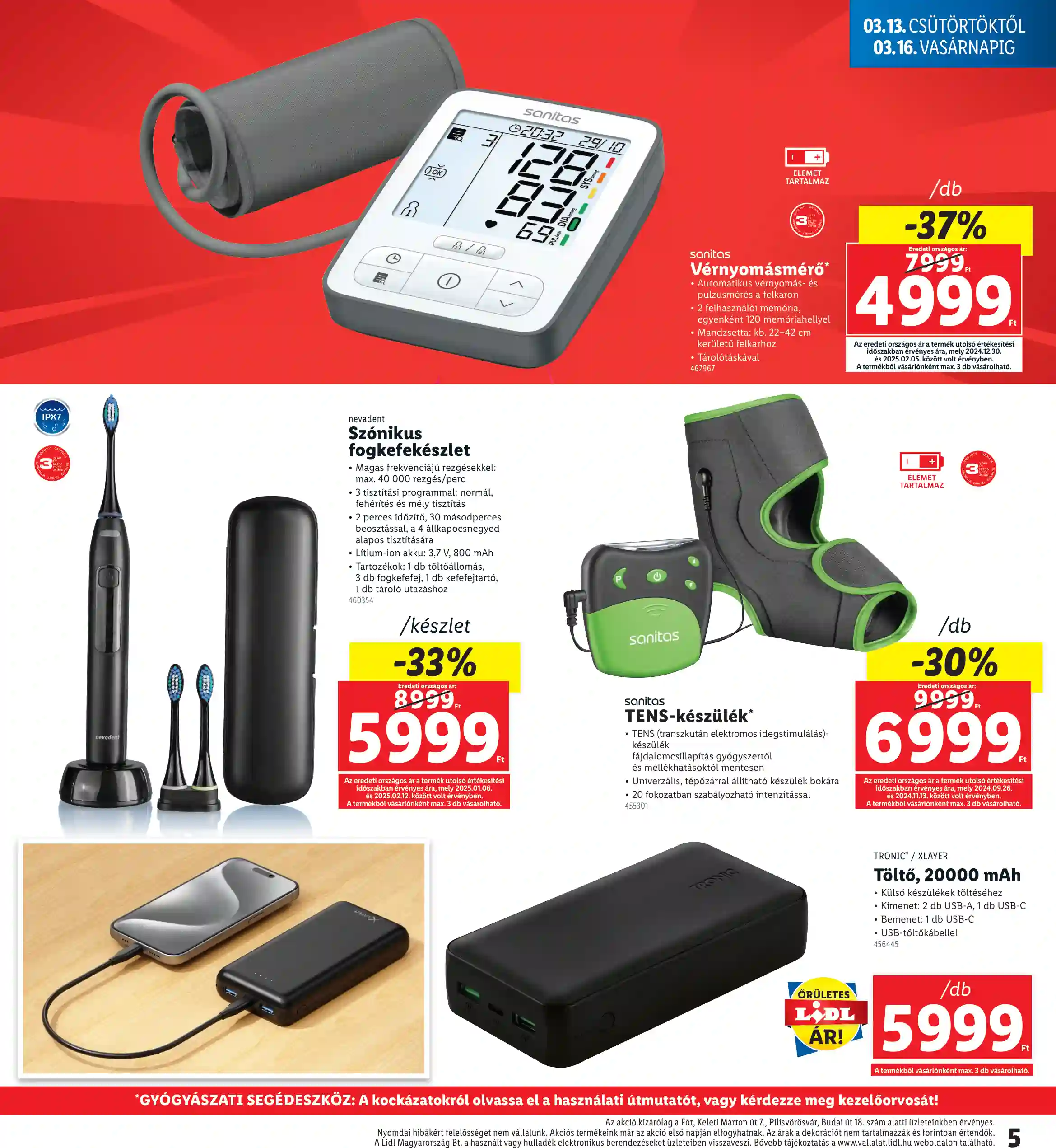 Lidl akciós újság 11. hét (Regionális akciók) (5 oldal)