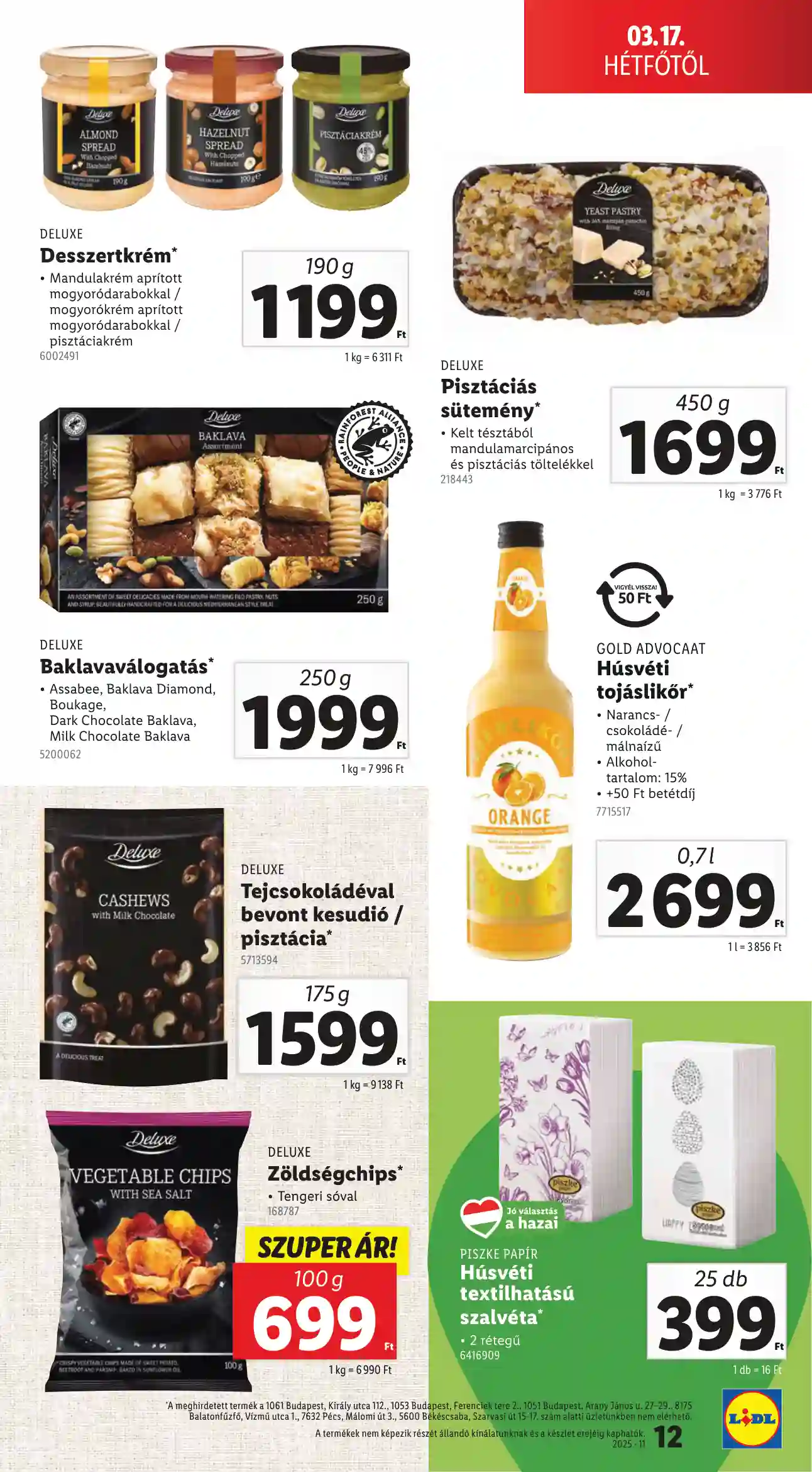 Lidl akciós újság 11. hét (Érvényes 03.17-től) (5 oldal)