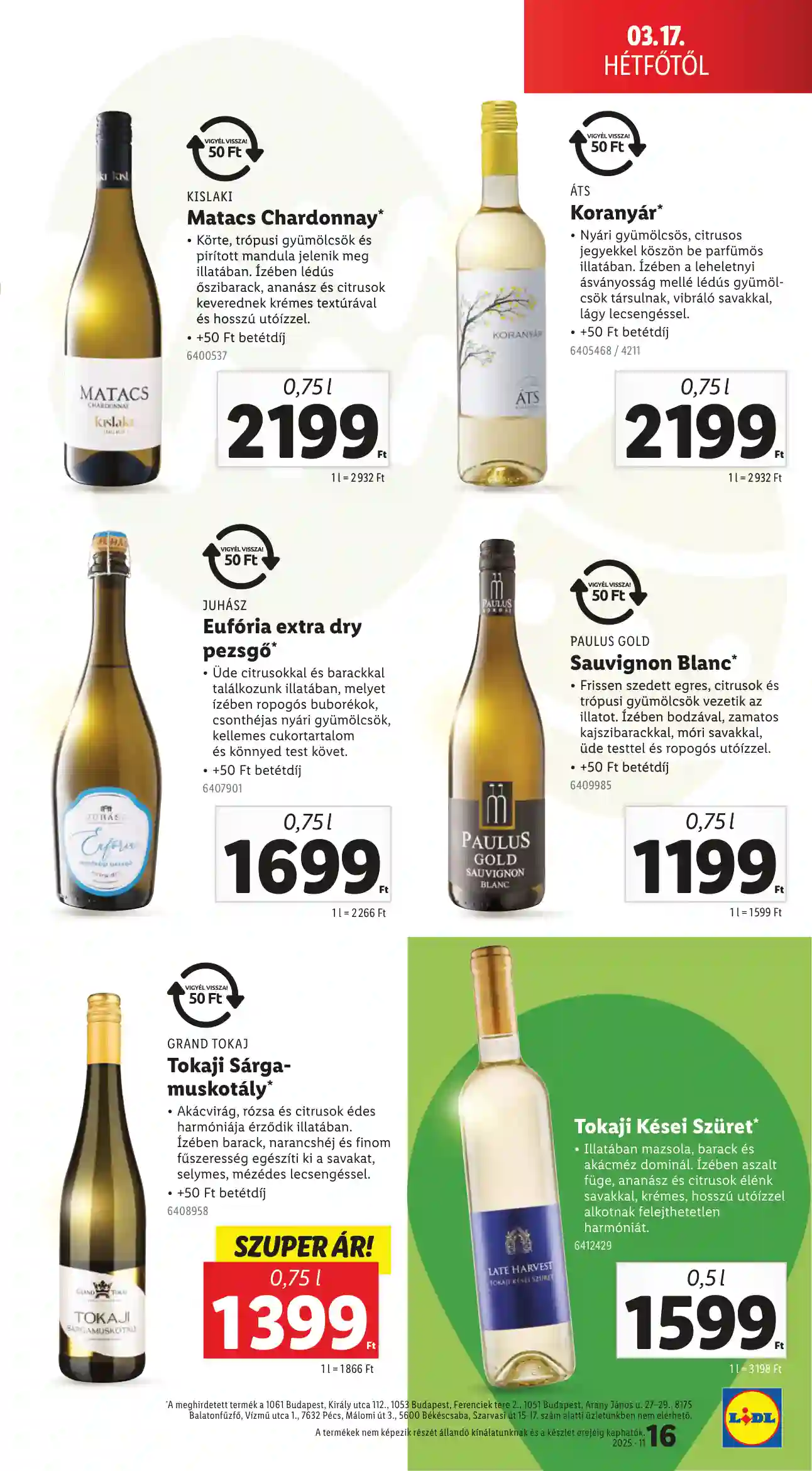 Lidl akciós újság 11. hét (Érvényes 03.17-től) (7 oldal)