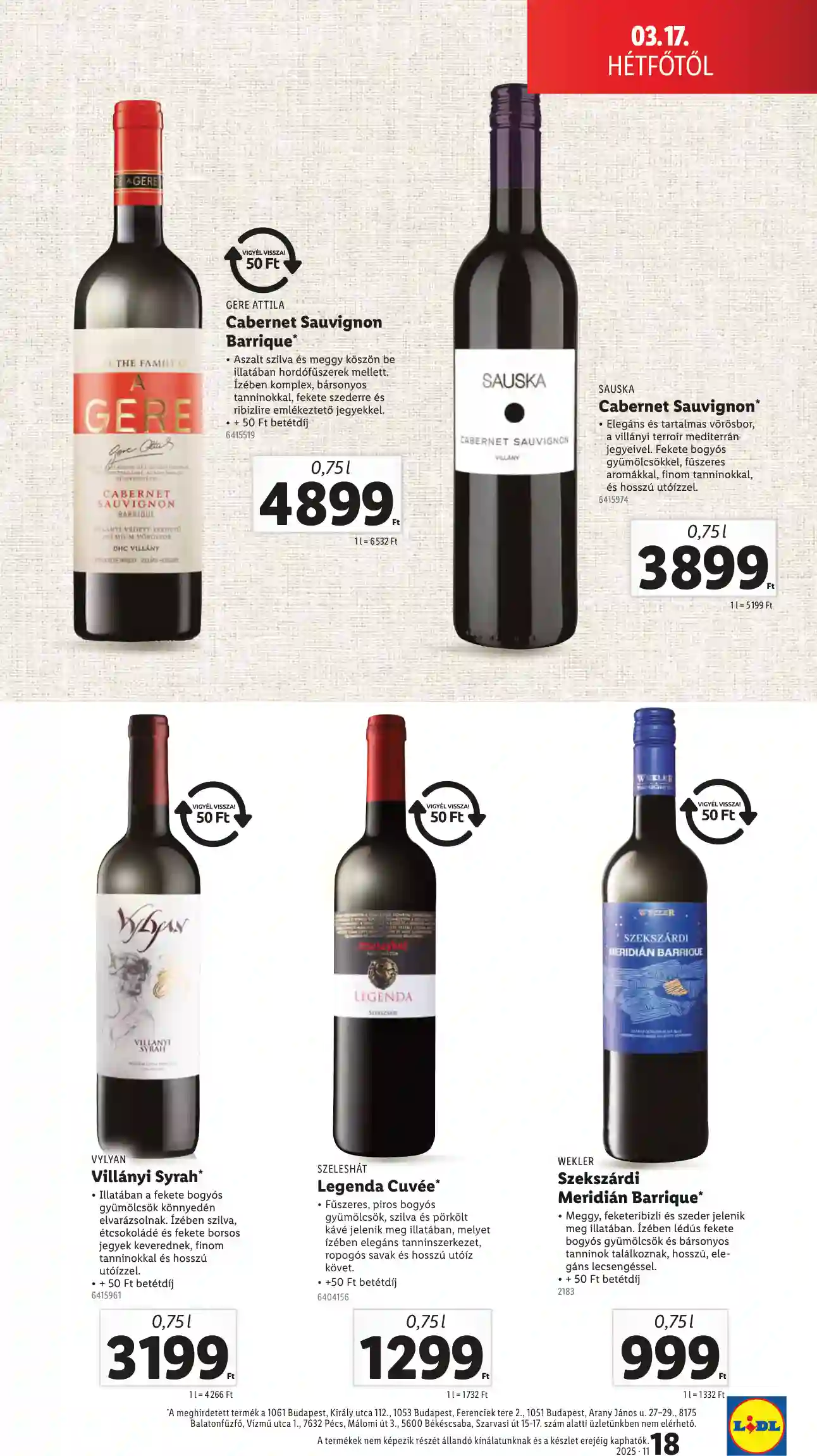 Lidl akciós újság 11. hét (Érvényes 03.17-től) (11 oldal)