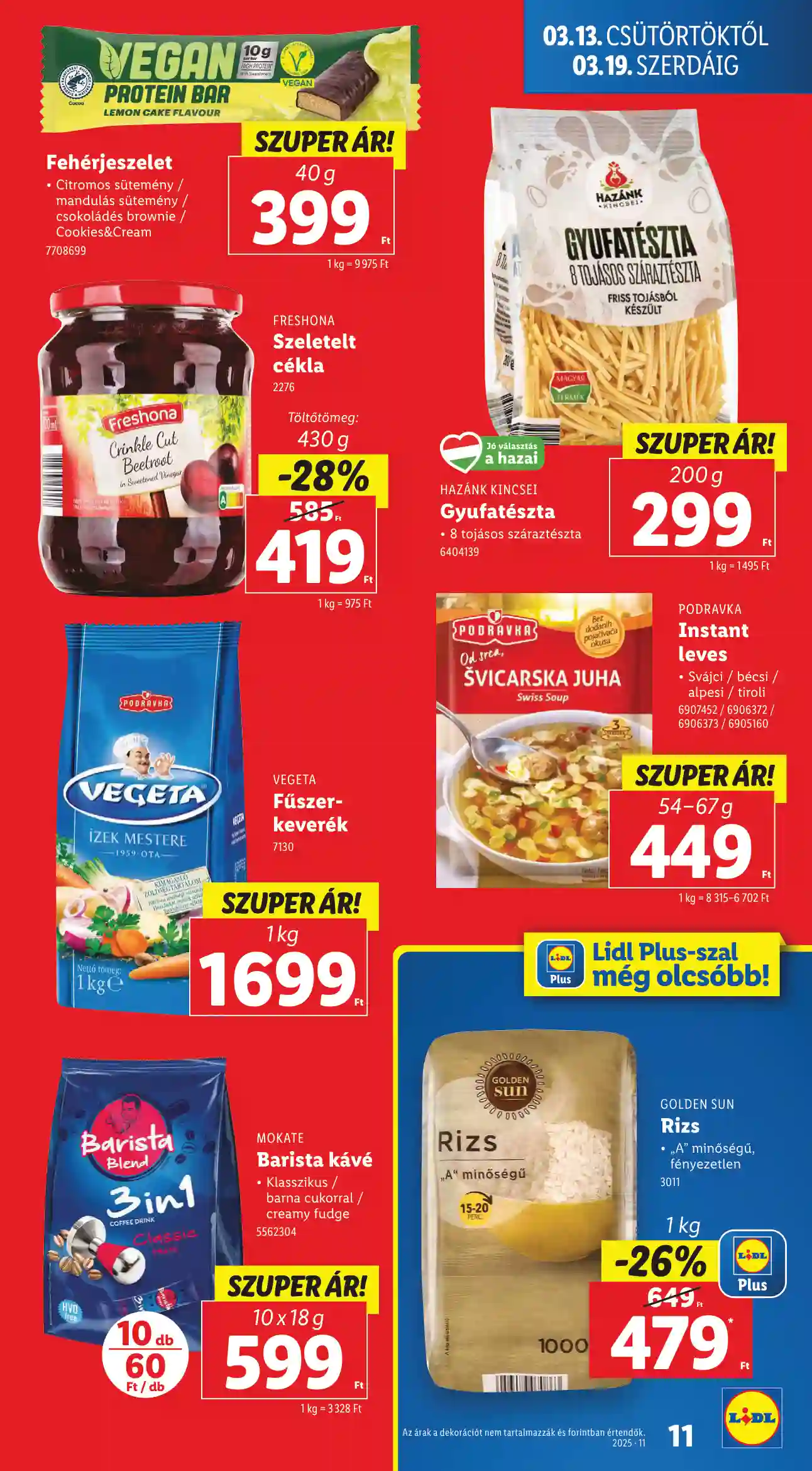 Lidl akciós újság 11. hét (Érvényes 03.13-tól) (3 oldal)
