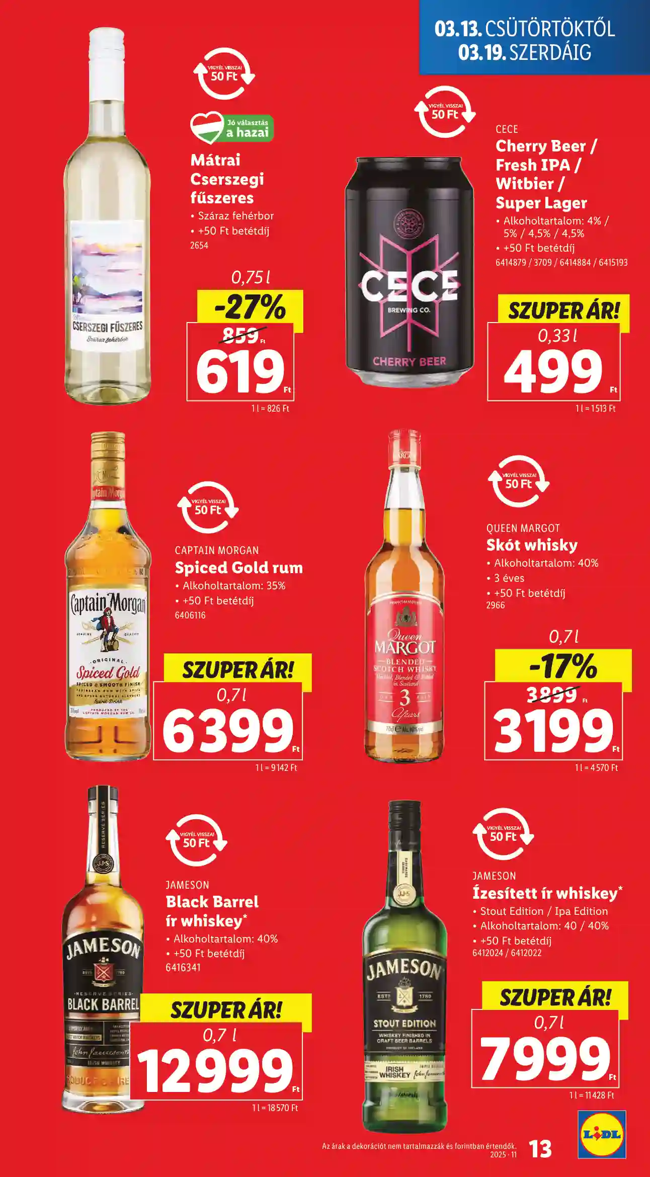 Lidl akciós újság 11. hét (Érvényes 03.13-tól) (5 oldal)