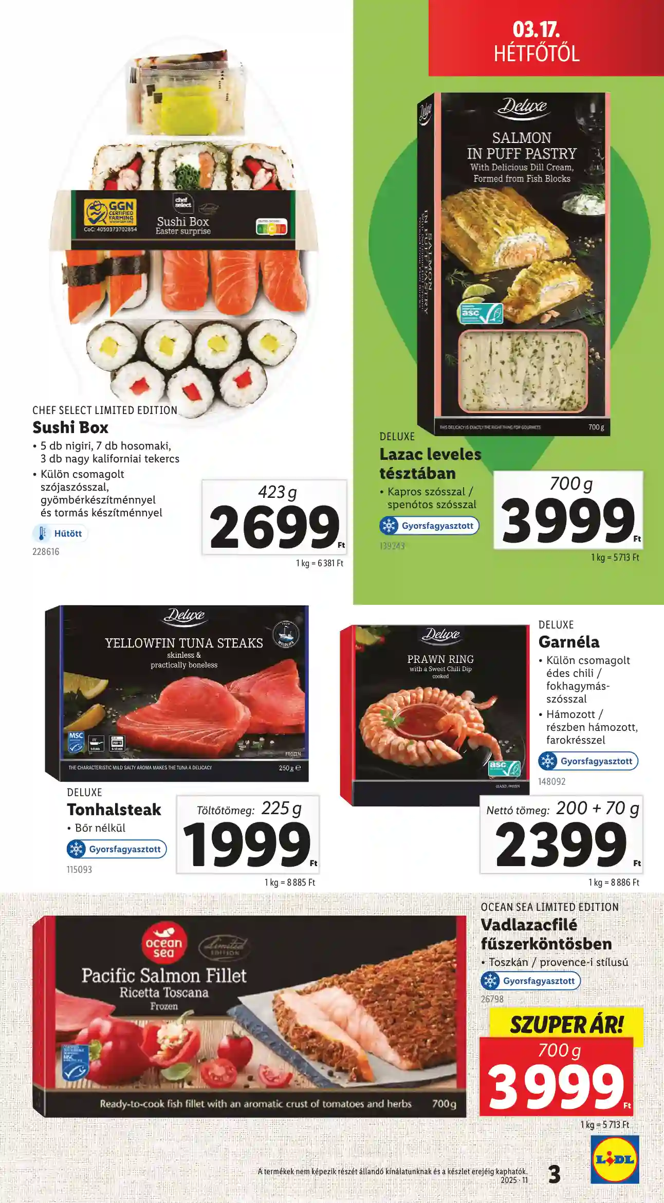 Lidl akciós újság 11. hét (Érvényes 03.17-től) (5 oldal)