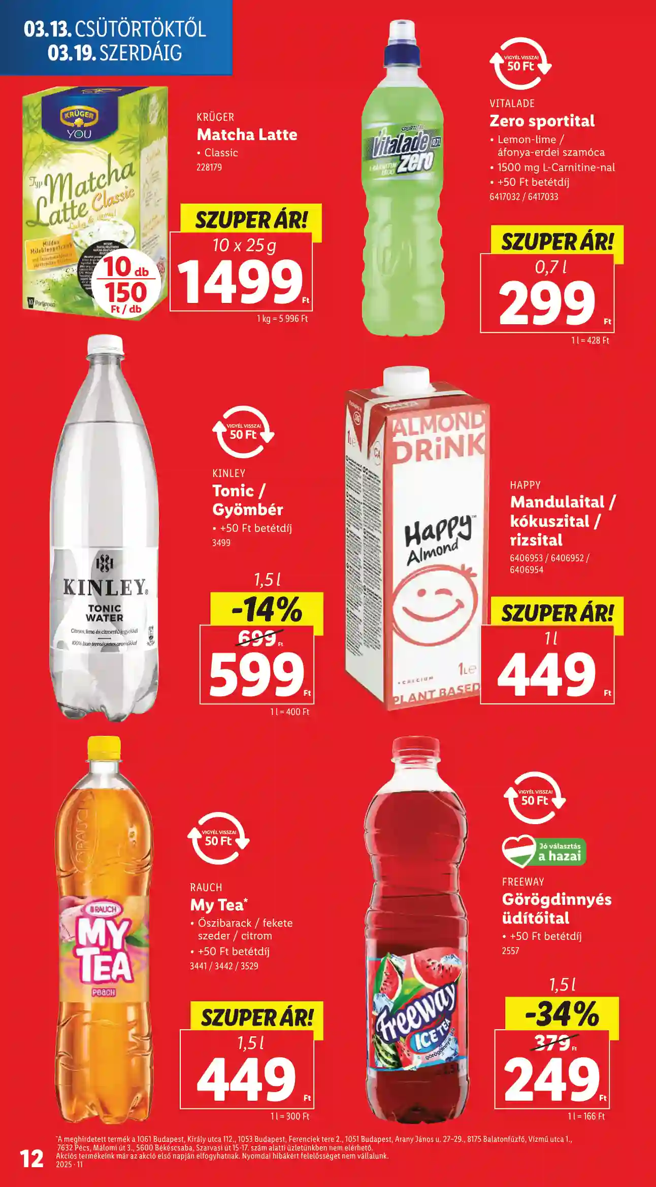 Lidl akciós újság 11. hét (Érvényes 03.13-tól) (4 oldal)