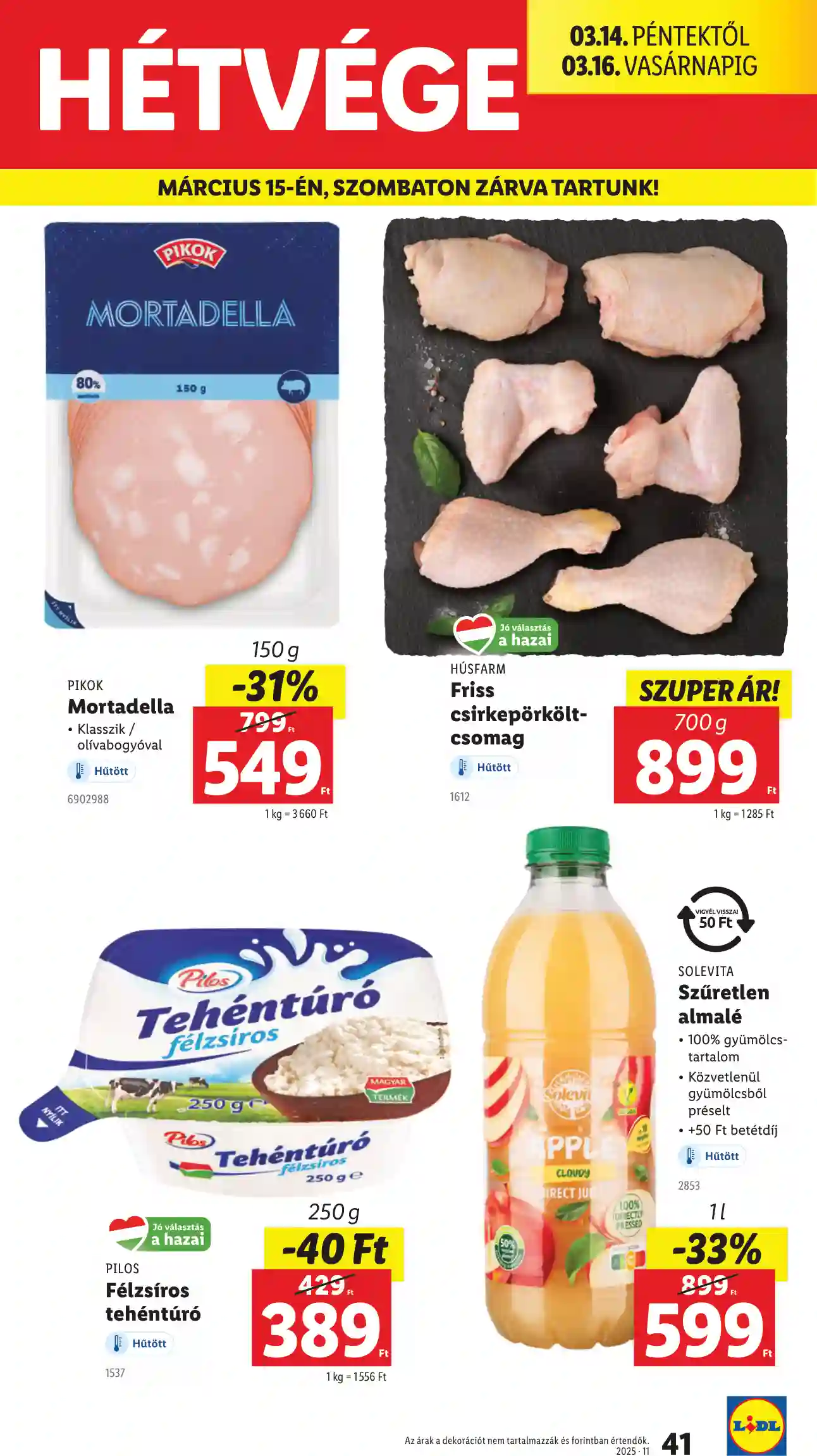 Lidl akciós újság 11. hét (Érvényes 03.13-tól) (36 oldal)