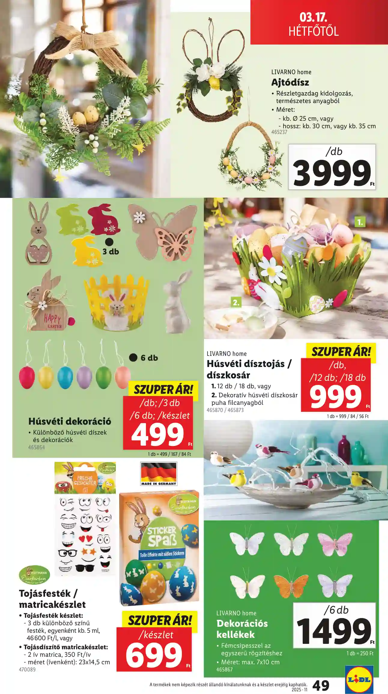 Lidl akciós újság 11. hét (Érvényes 03.13-tól) (44 oldal)