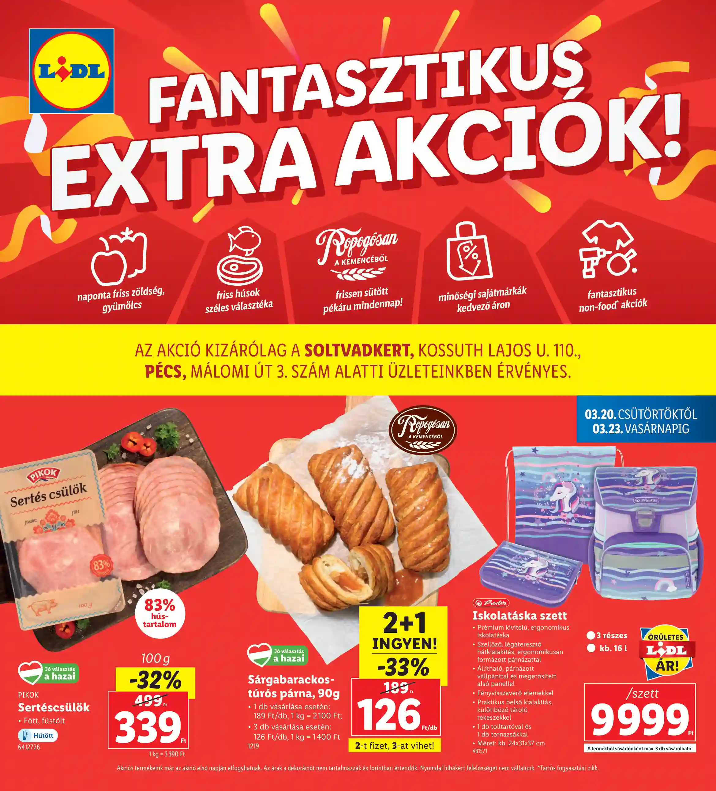 LIDL Regionális akciók 12.hét