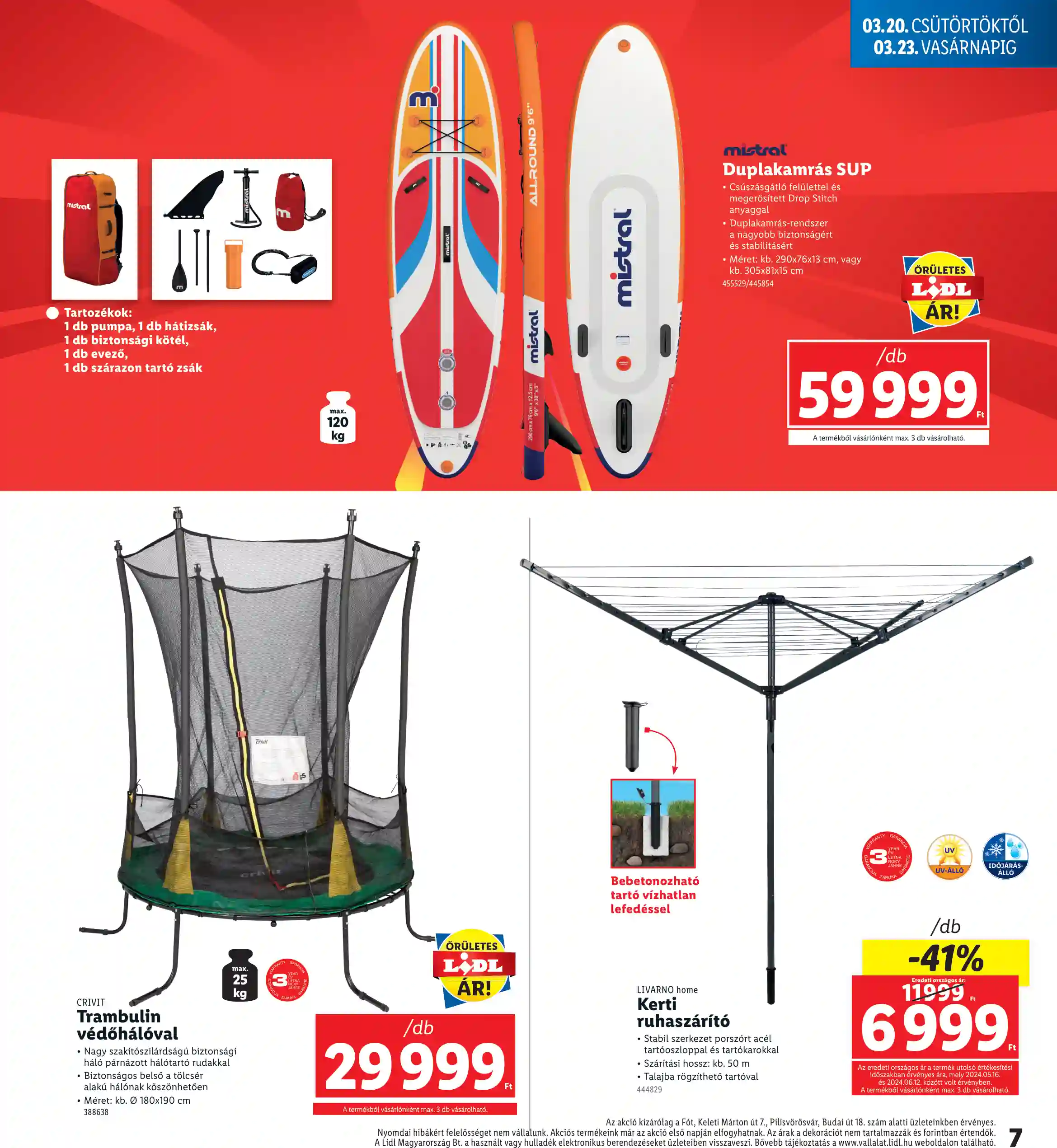 Lidl akciós újság 12. hét (Regionális akciók) (7 oldal)