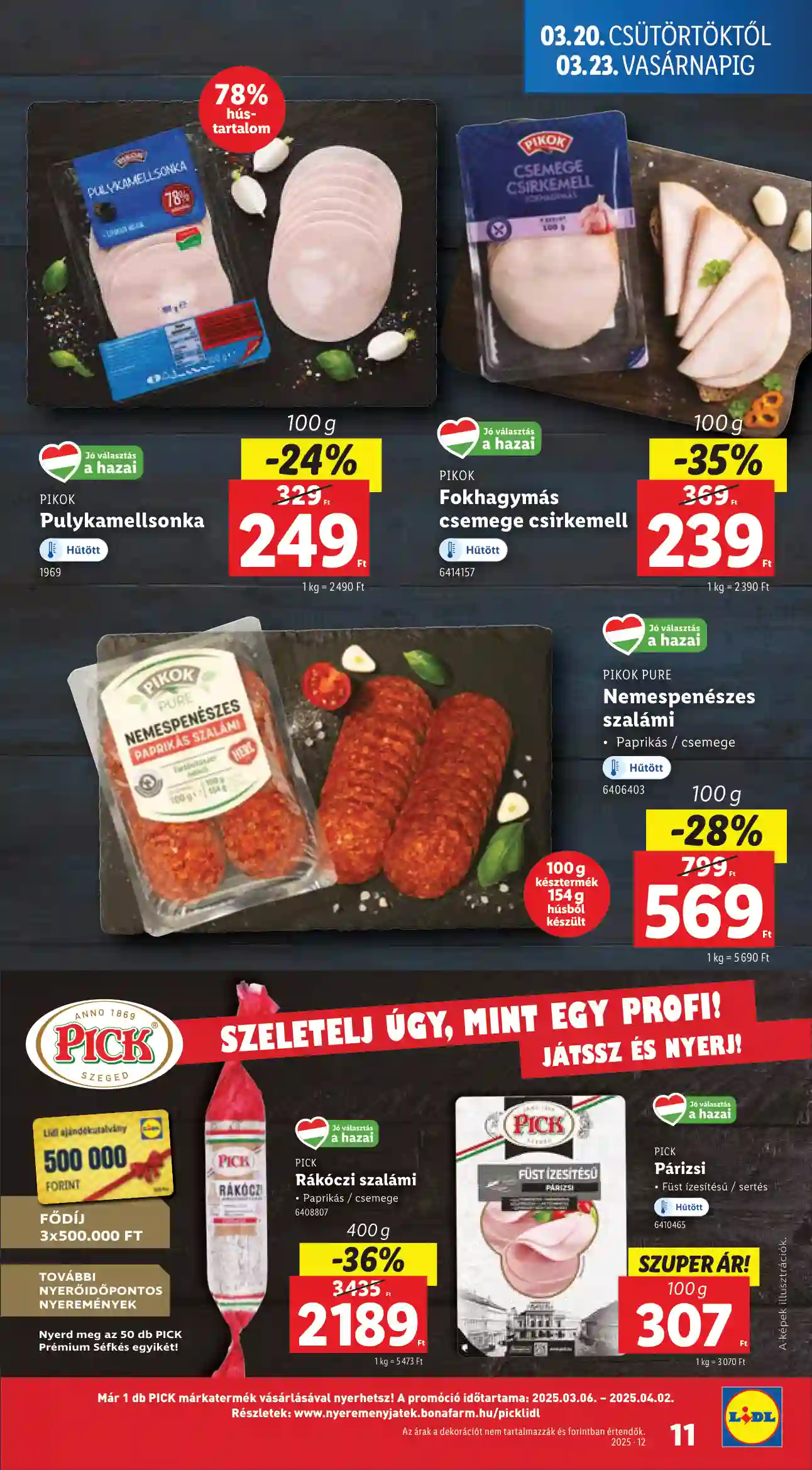 Lidl akciós újság 12. hét (Érvényes 03.20-tól) (3 oldal)
