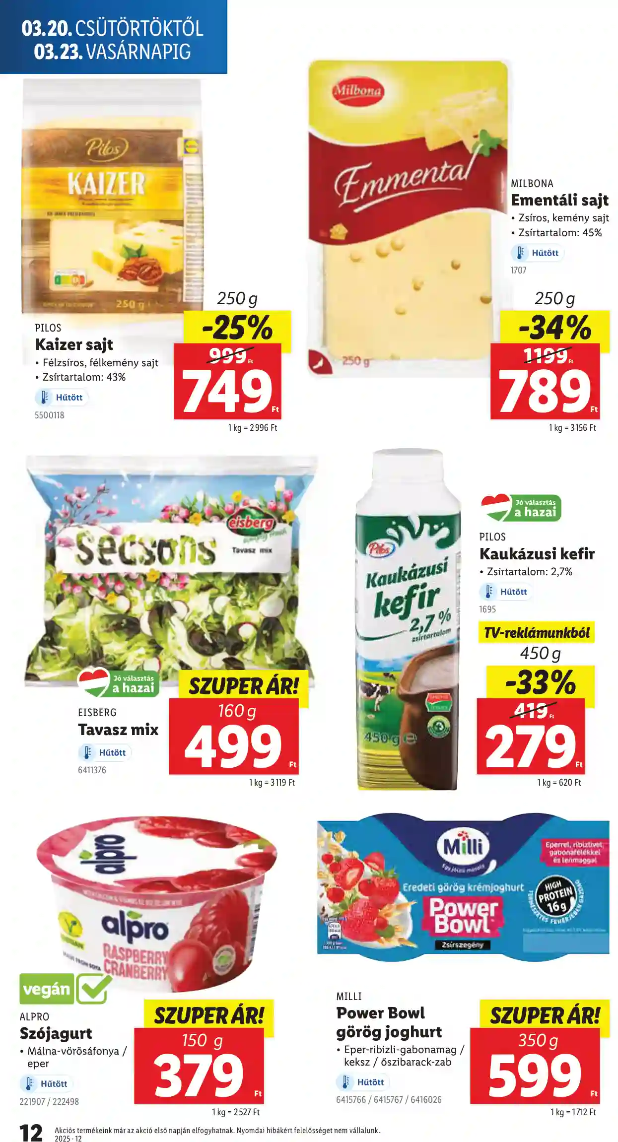Lidl akciós újság 12. hét (Érvényes 03.20-tól) (4 oldal)