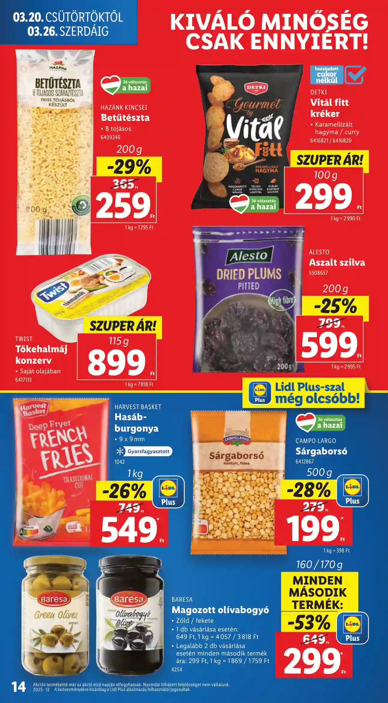 Lidl akciós újság 12. hét (Érvényes 03.20-tól) (6 oldal)