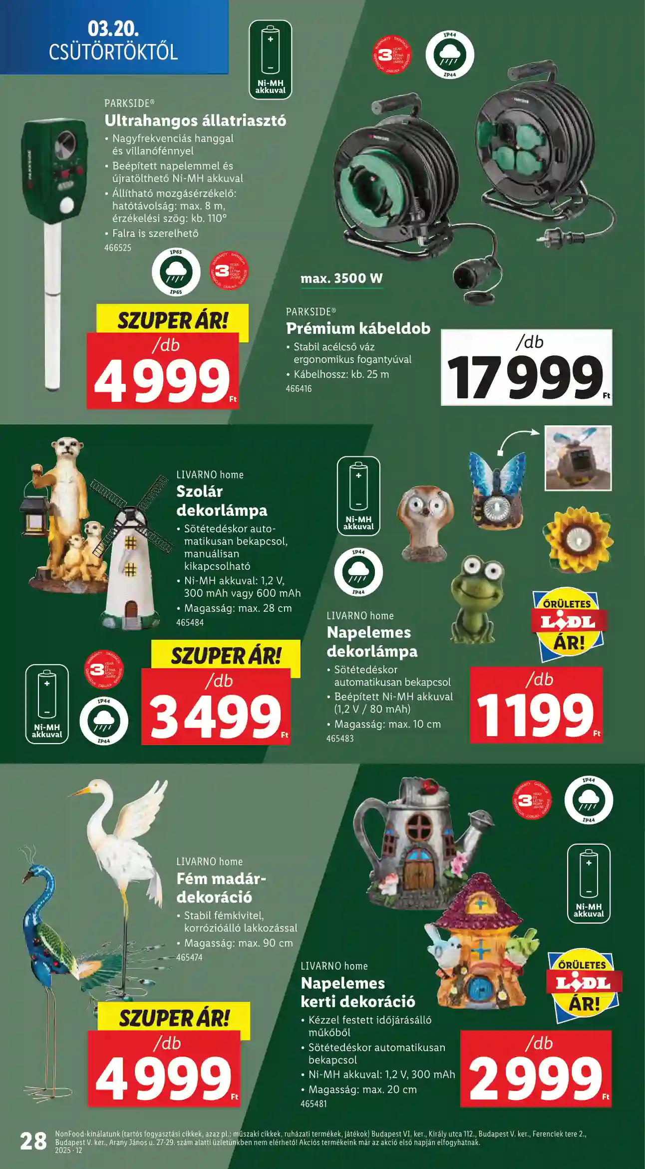 Lidl akciós újság 12. hét (Érvényes 03.20-tól) (21 oldal)