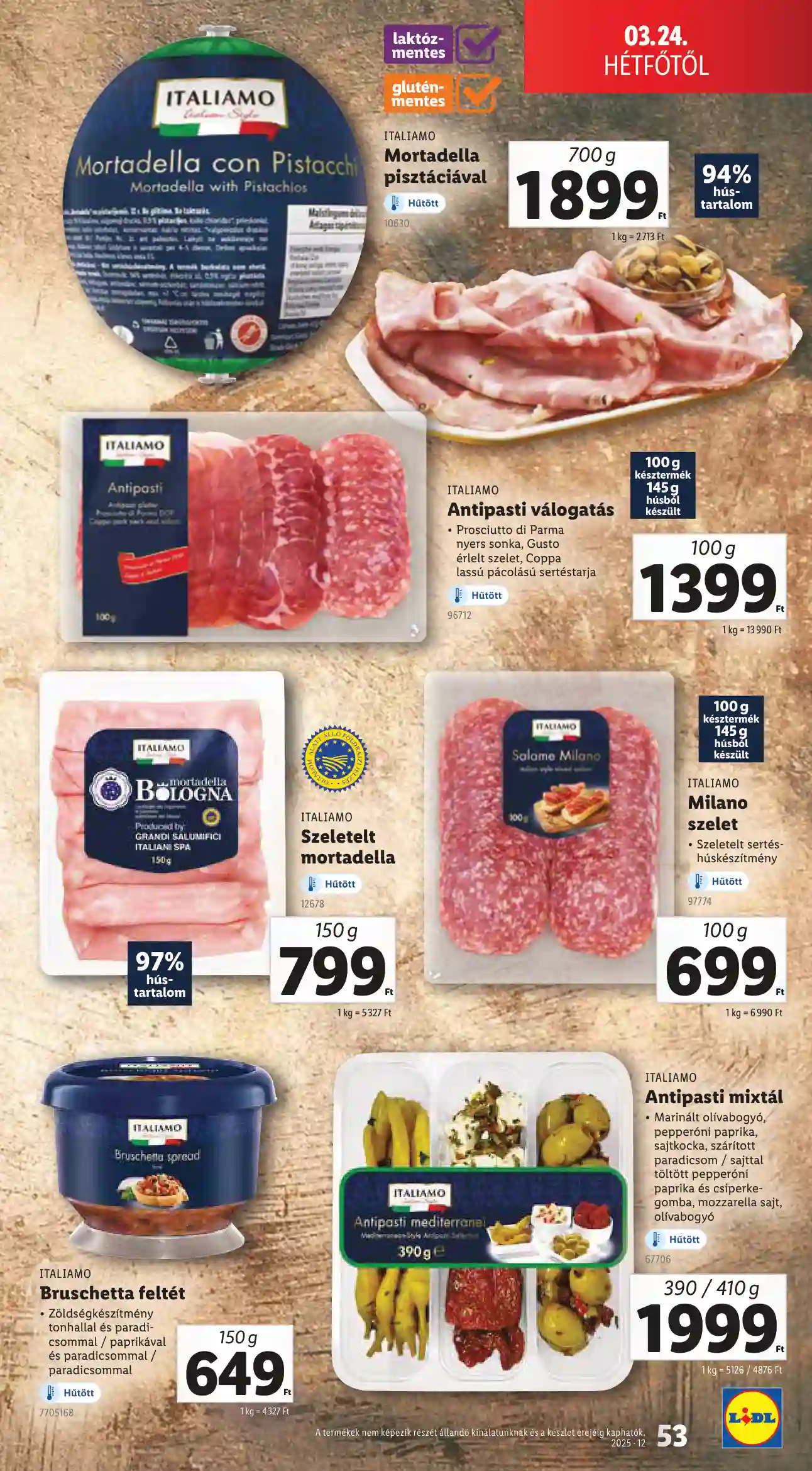 Lidl akciós újság 12. hét (Érvényes 03.20-tól) (49 oldal)