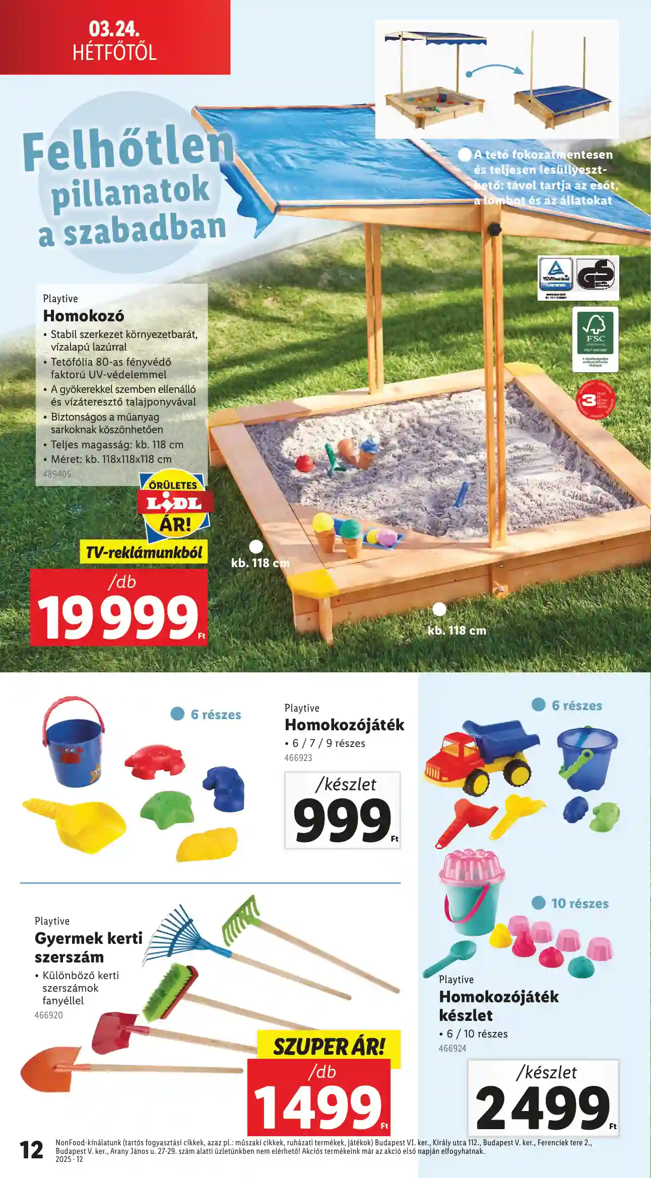 Lidl akciós újság 12. hét (Érvényes 03.20-tól) (4 oldal)