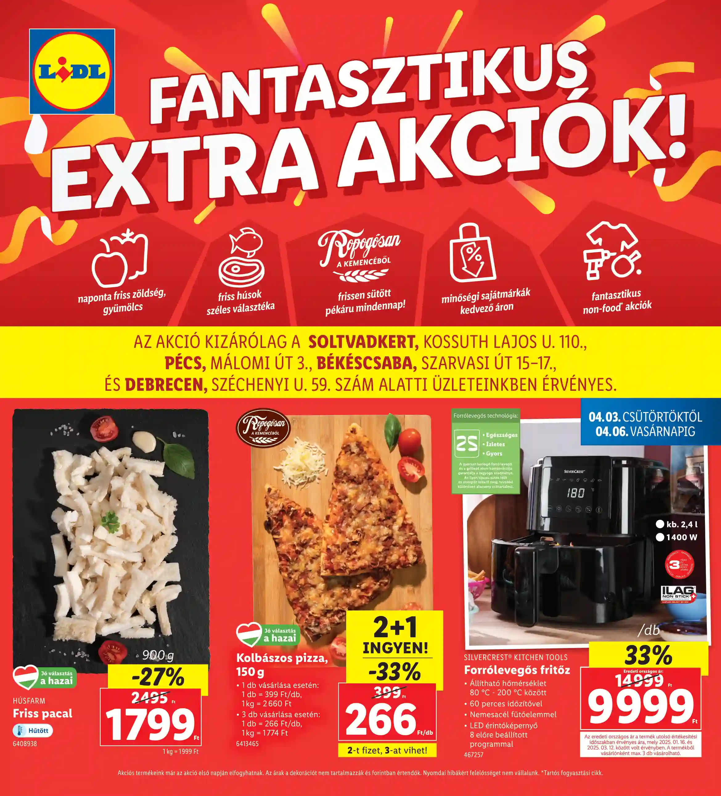 LIDL Regionális akciók 14.hét