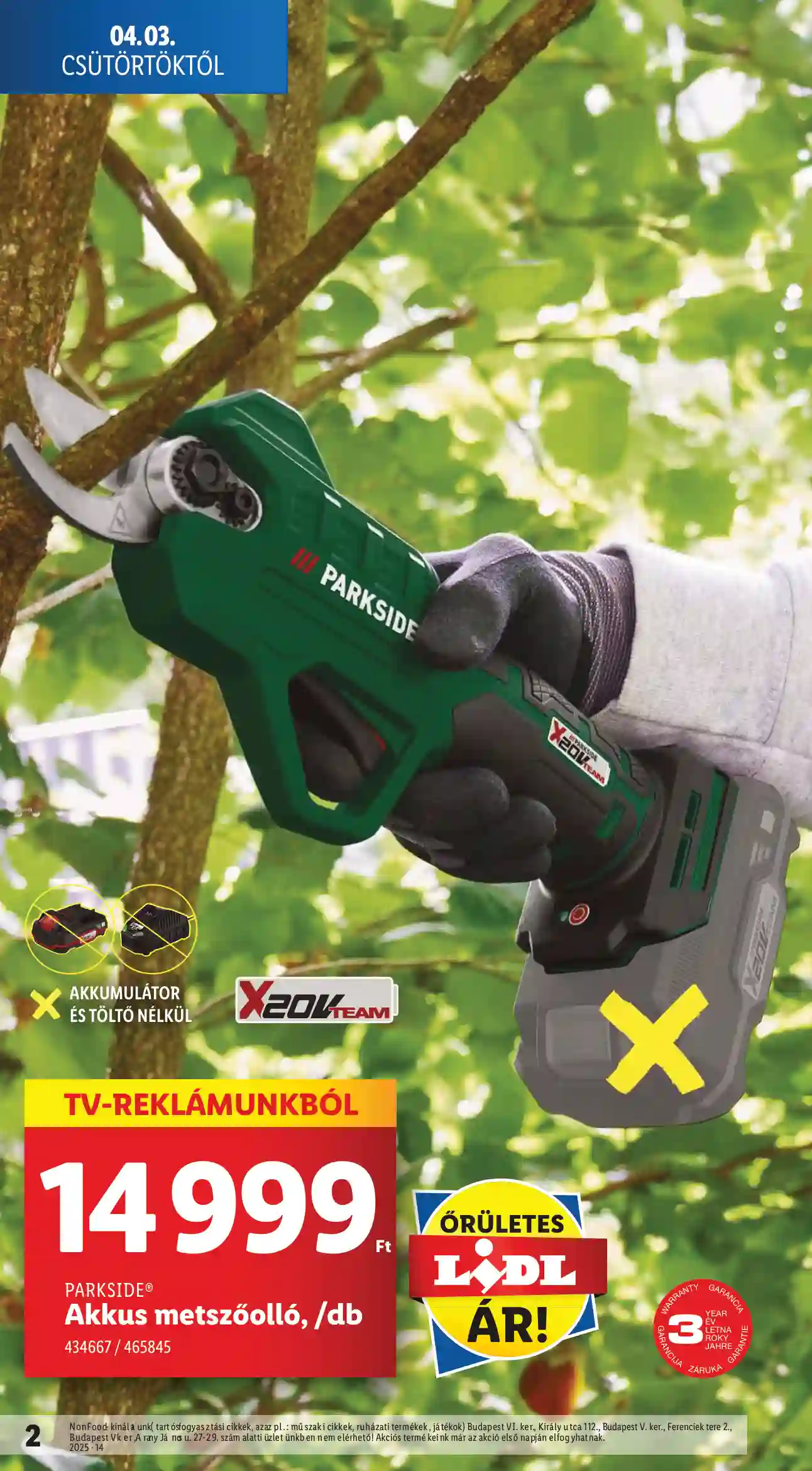 Lidl akciós újság 14. hét (Érvényes 04.03-tól) (2 oldal)