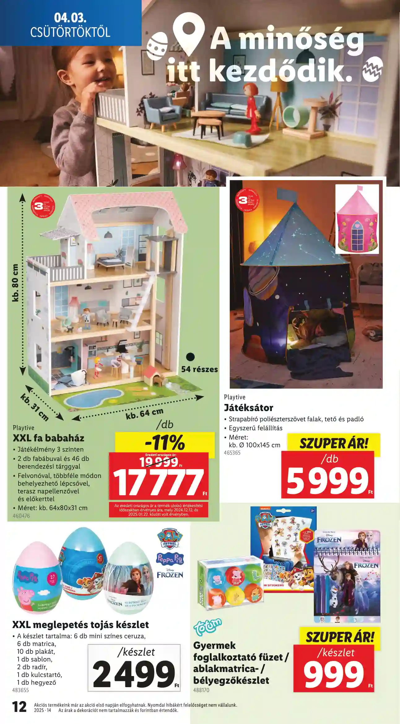 Lidl akciós újság 14. hét (Érvényes 04.03-tól) (4 oldal)