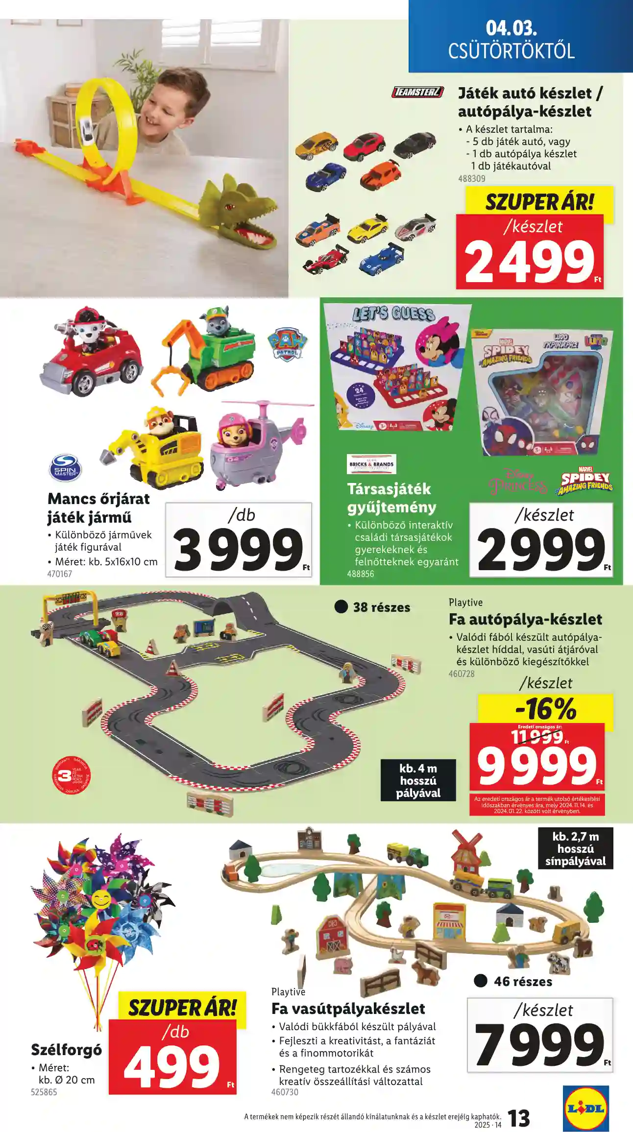 Lidl akciós újság 14. hét (Érvényes 04.03-tól) (5 oldal)