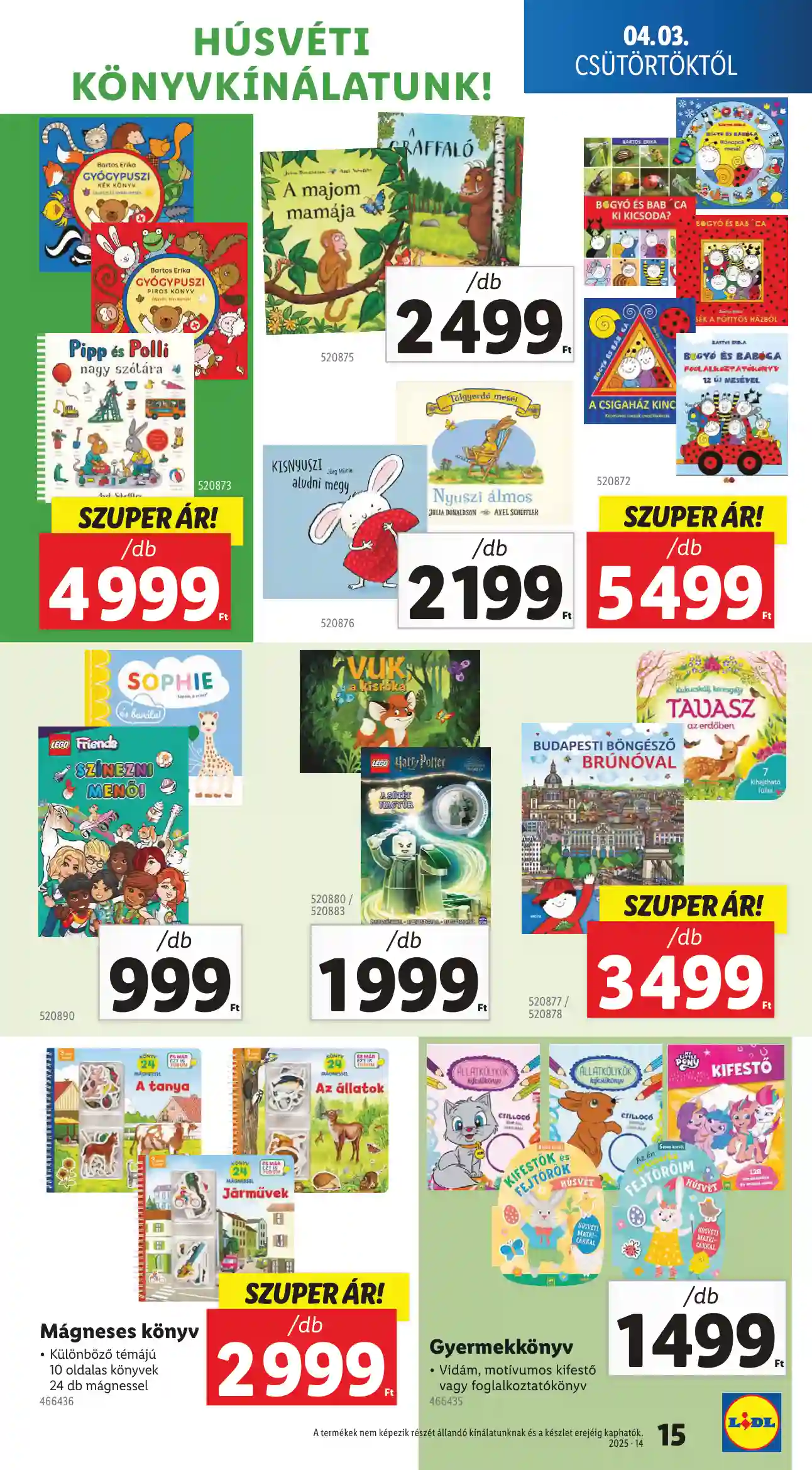 Lidl akciós újság 14. hét (Érvényes 04.03-tól) (7 oldal)