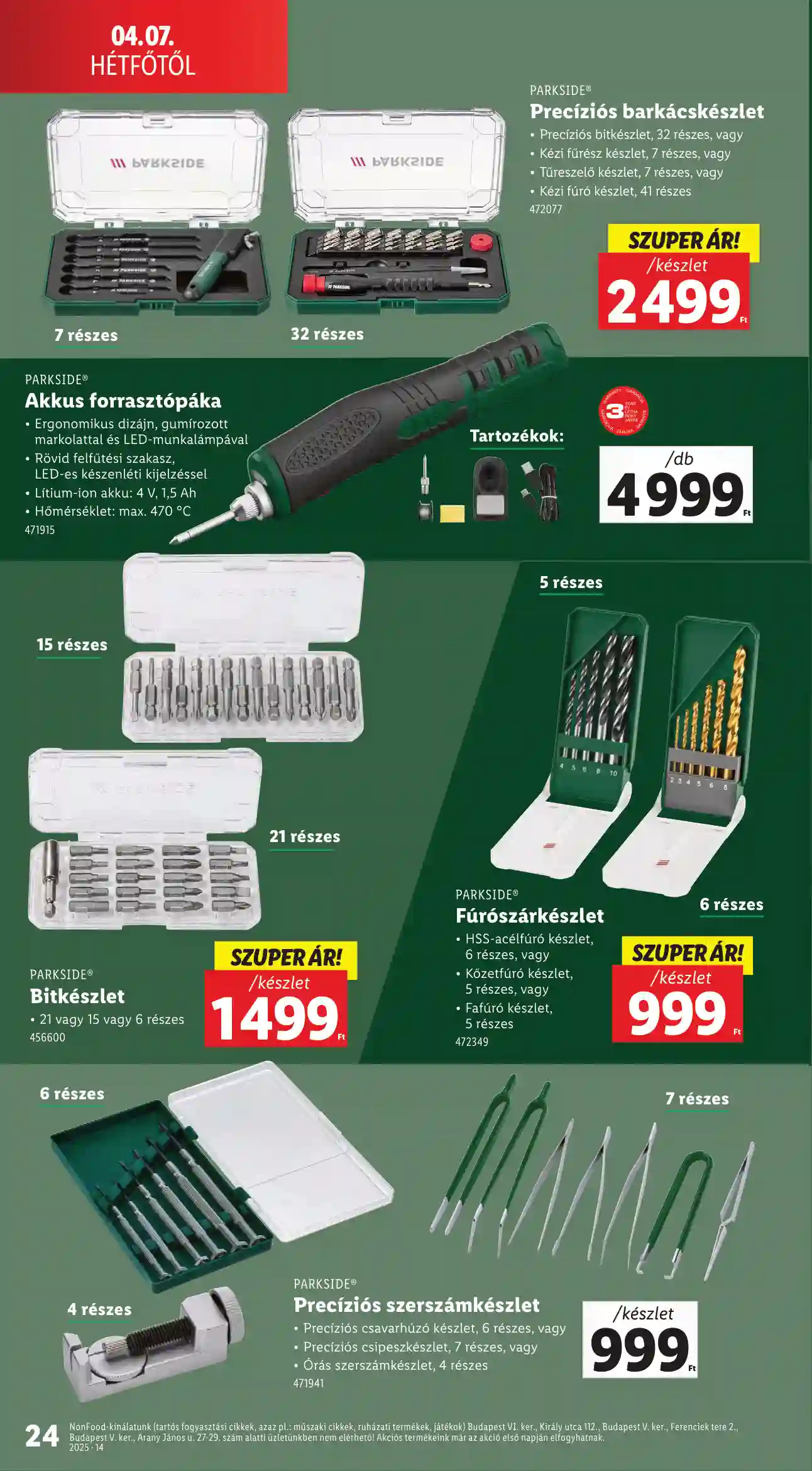 Lidl akciós újság 14. hét (Érvényes 04.03-tól) (17 oldal)