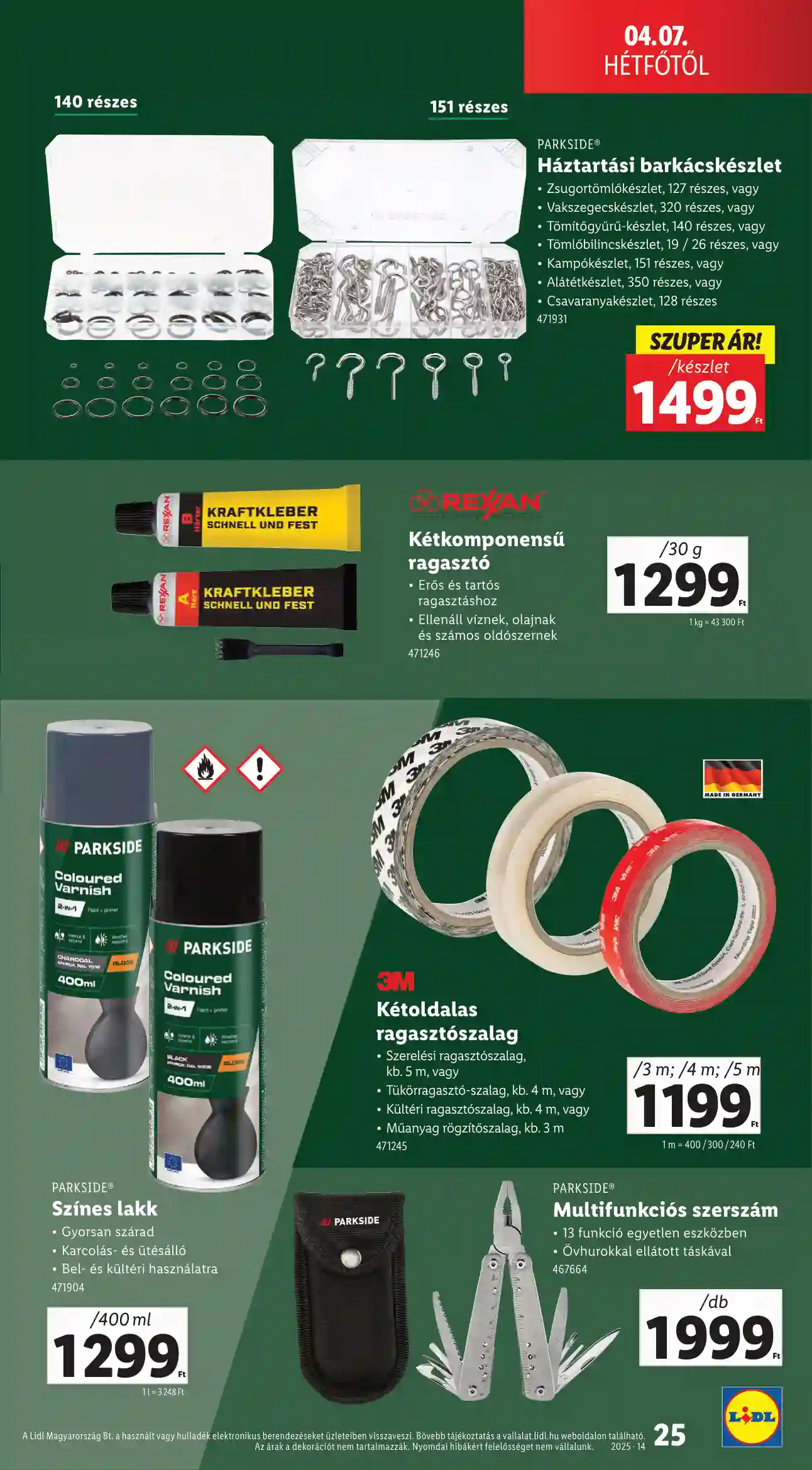 Lidl akciós újság 14. hét (Érvényes 04.03-tól) (18 oldal)