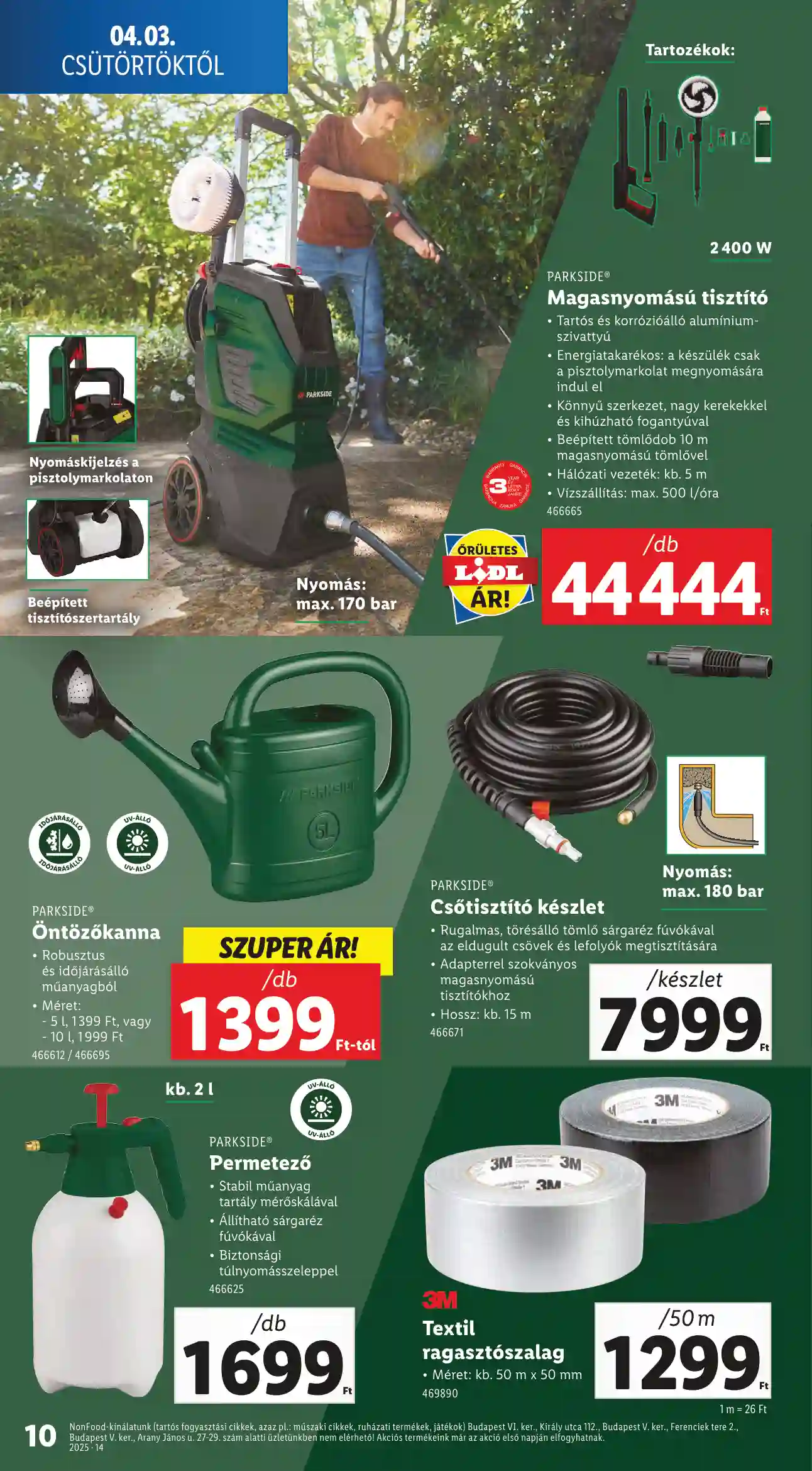 Lidl akciós újság 14. hét (Érvényes 04.03-tól) (25 oldal)
