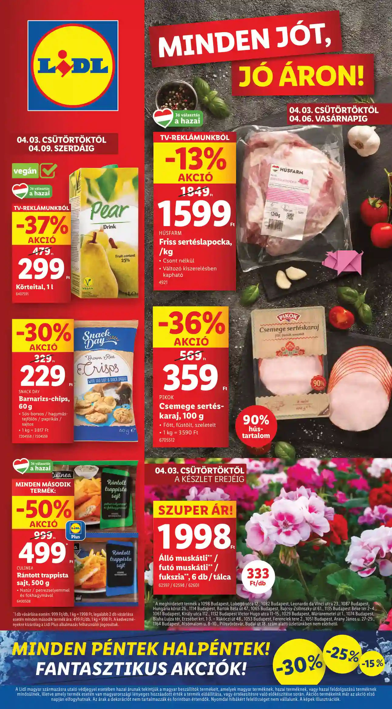 LIDL Érvényes 04.03-tól 14.hét
