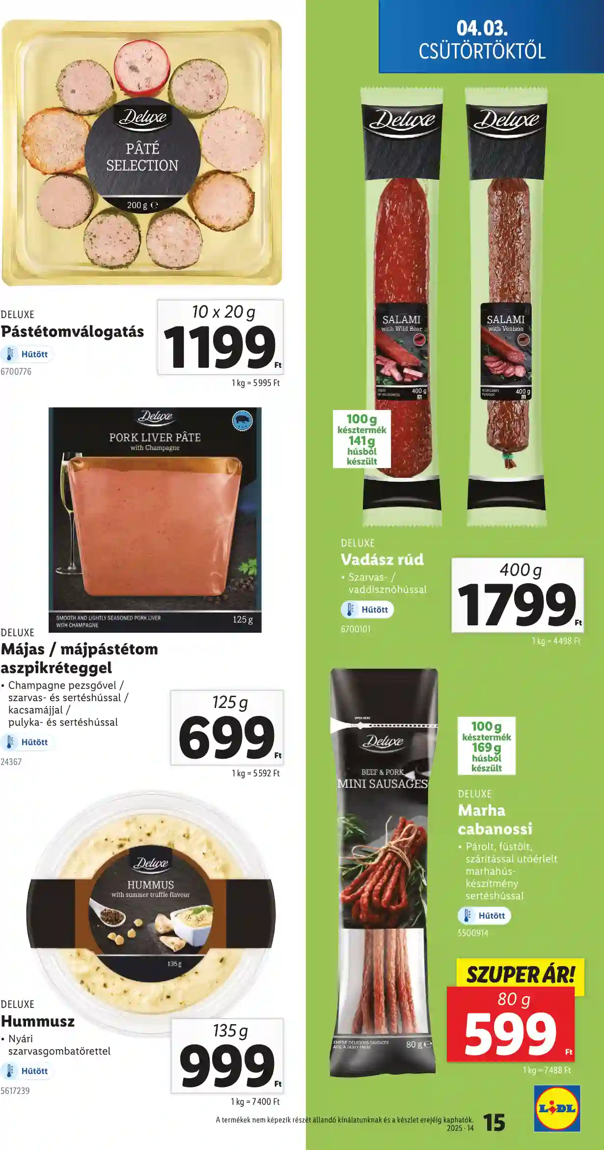Lidl akciós újság 14. hét (Érvényes 04.03-tól) (7 oldal)