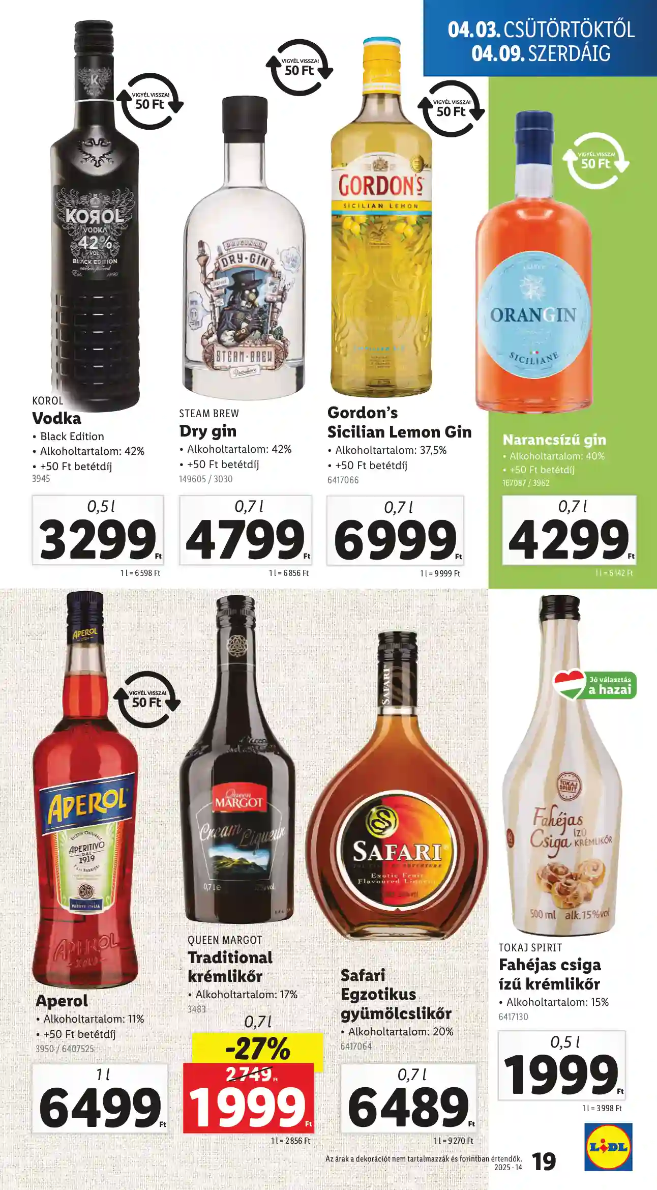 Lidl akciós újság 14. hét (Érvényes 04.03-tól) (11 oldal)