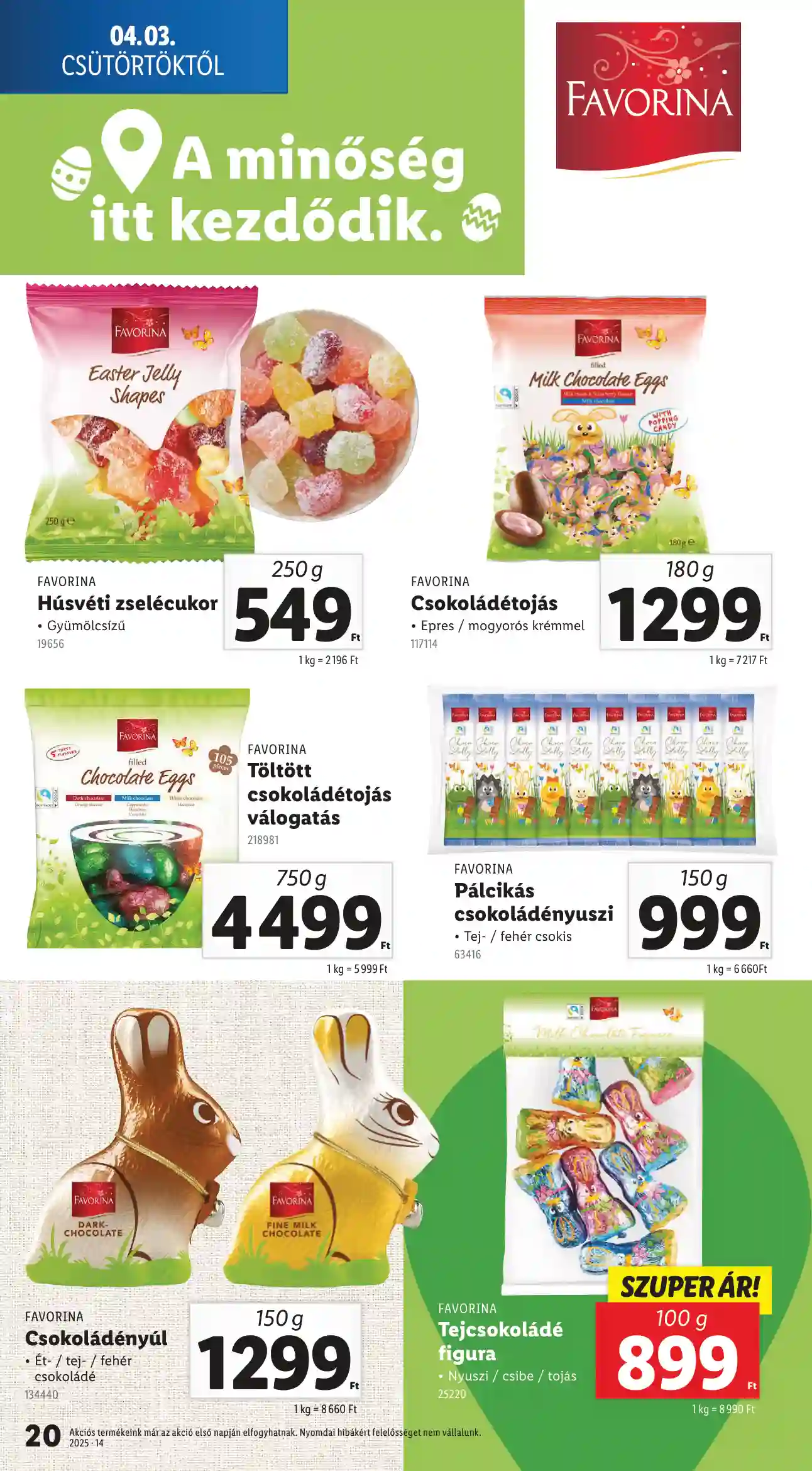 Lidl akciós újság 14. hét (Érvényes 04.03-tól) (12 oldal)