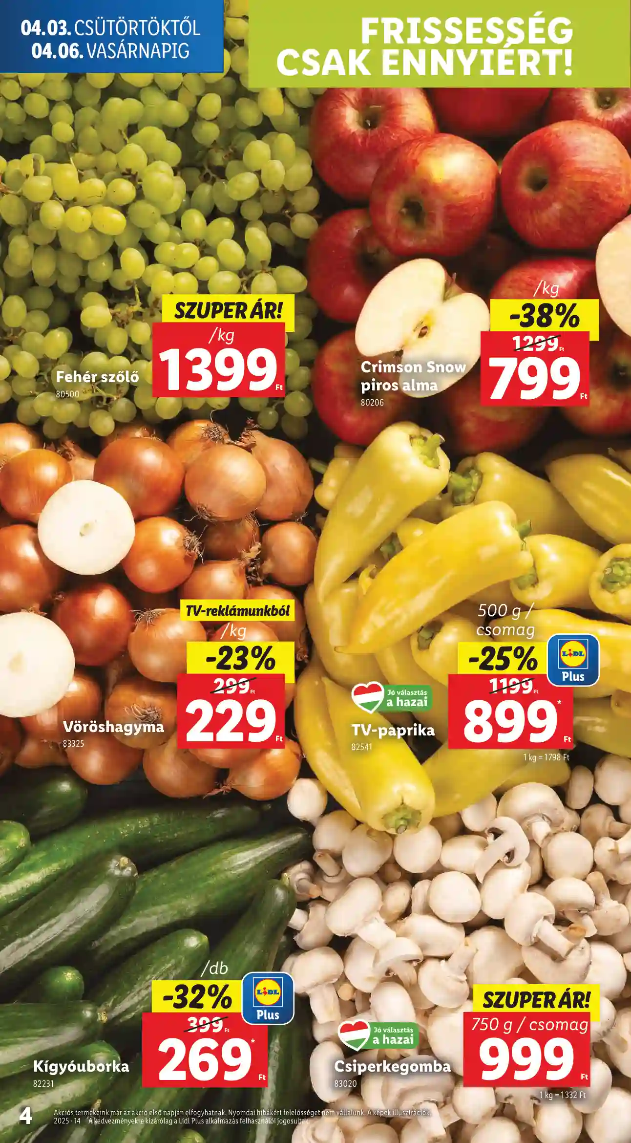 Lidl akciós újság 14. hét (Érvényes 04.03-tól) (24 oldal)