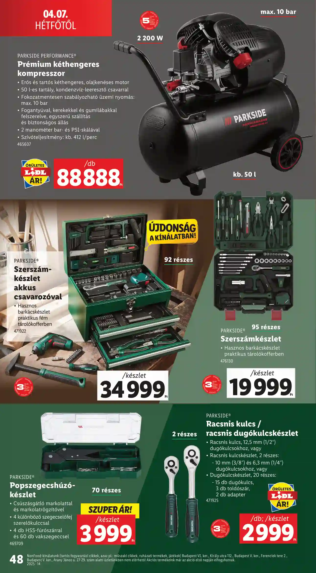 Lidl akciós újság 14. hét (Érvényes 04.03-tól) (43 oldal)
