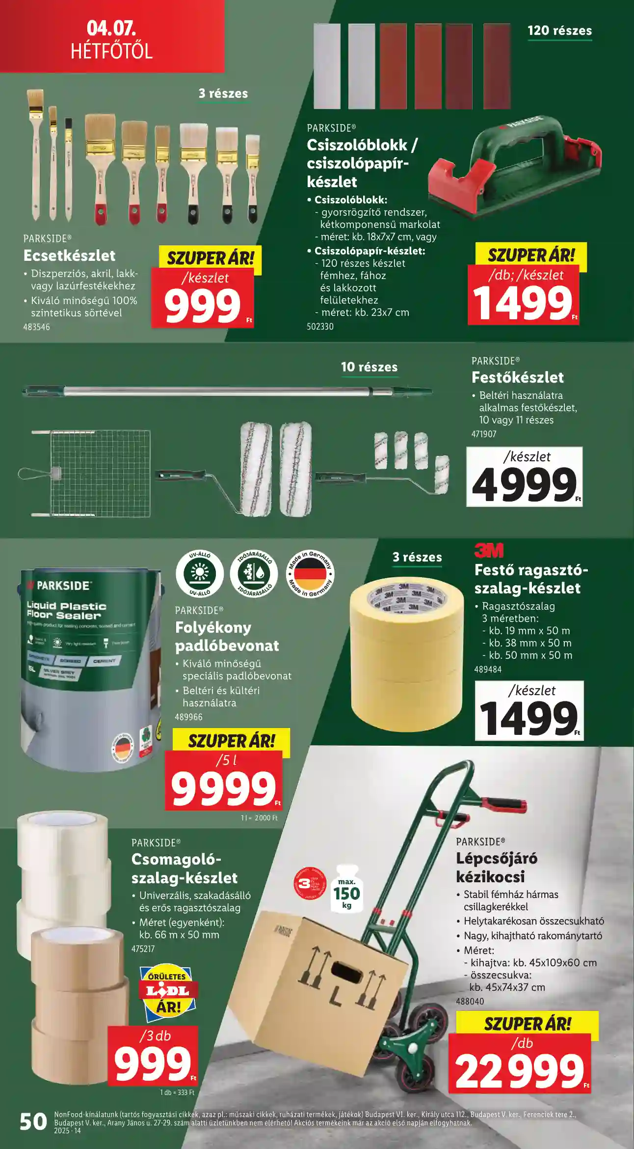 Lidl akciós újság 14. hét (Érvényes 04.03-tól) (45 oldal)