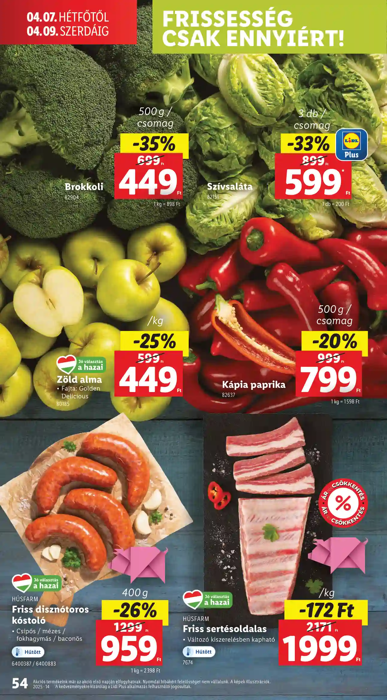 Lidl akciós újság 14. hét (Érvényes 04.03-tól) (50 oldal)