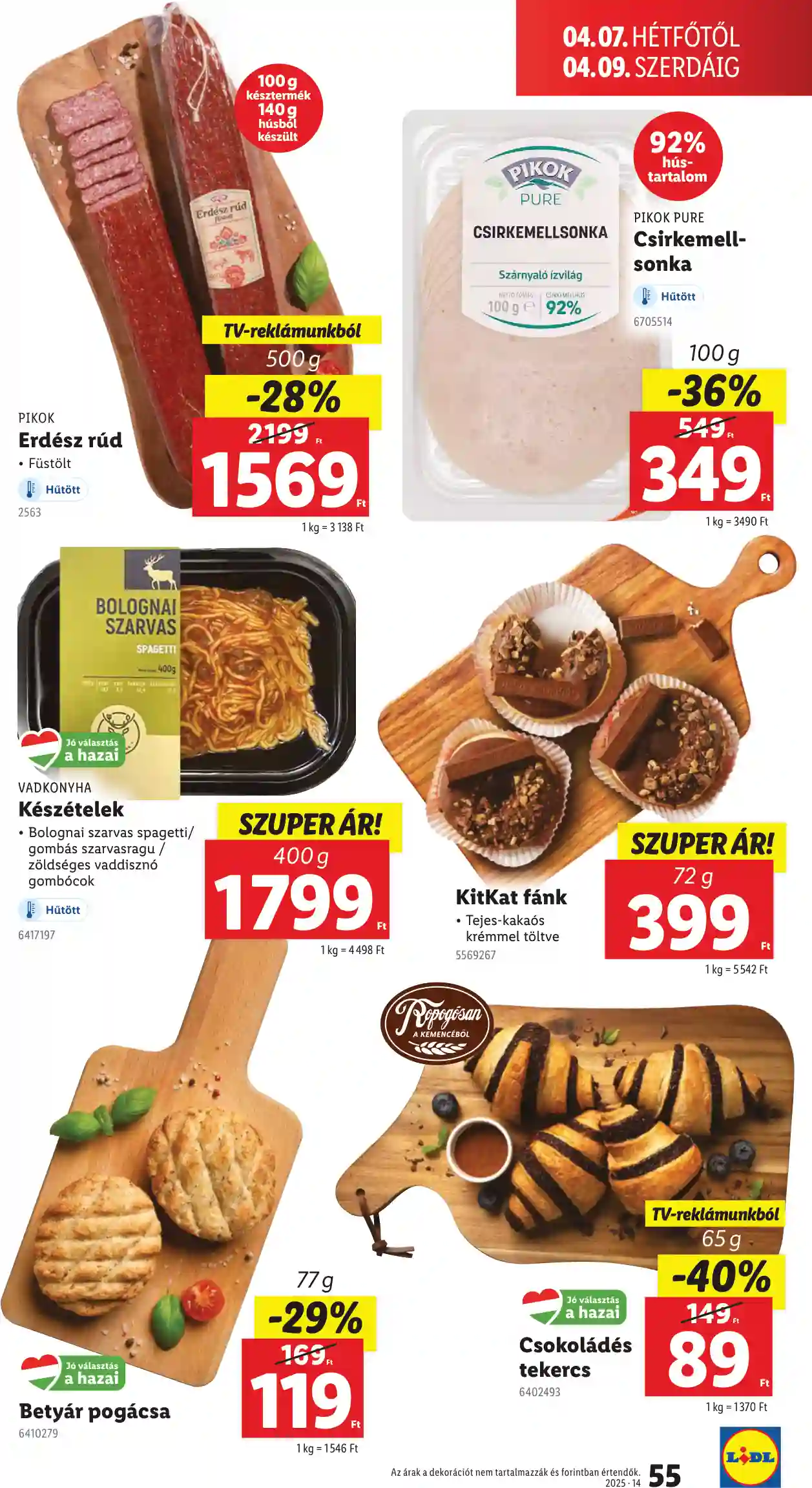 Lidl akciós újság 14. hét (Érvényes 04.03-tól) (51 oldal)