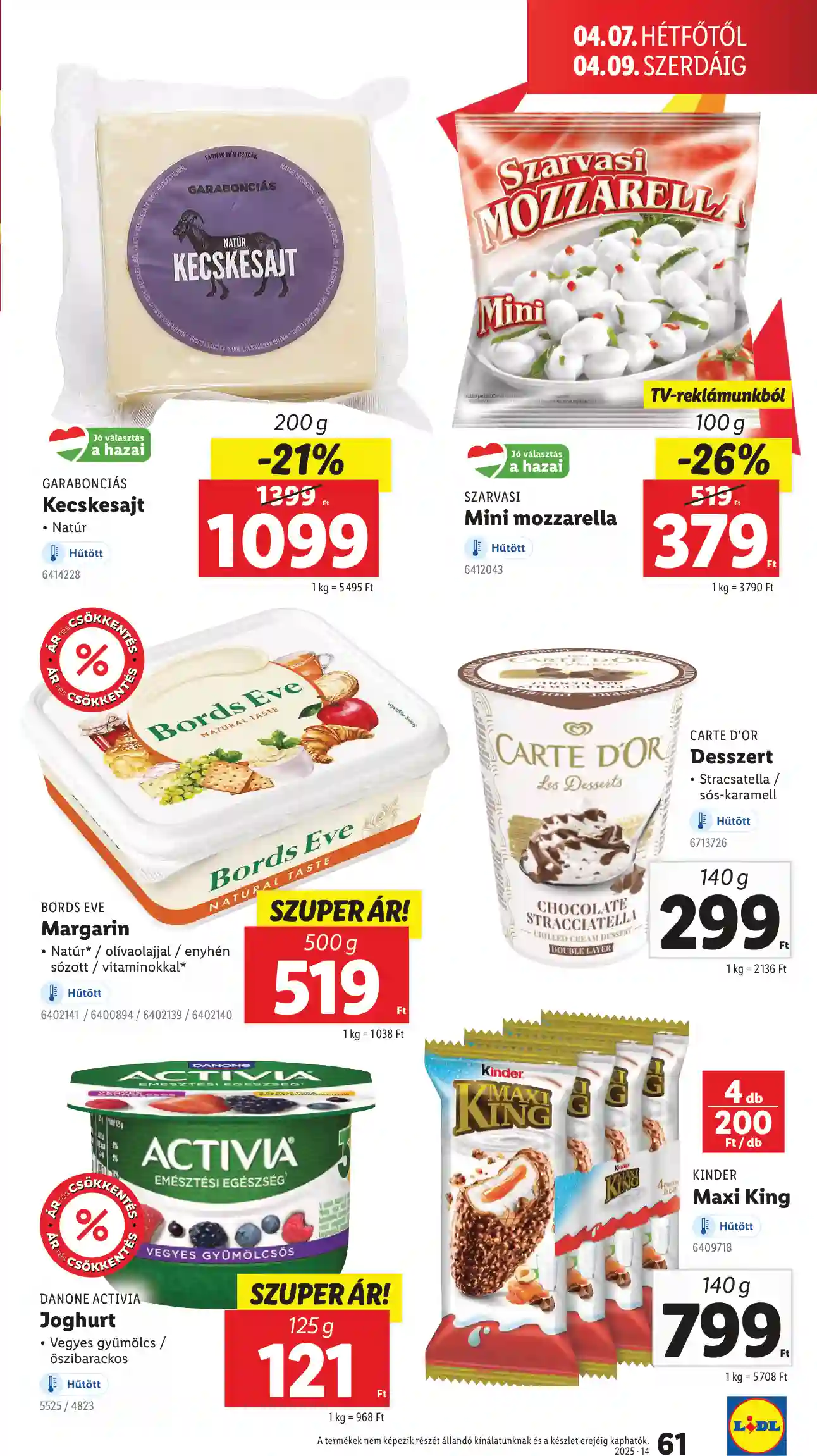 Lidl akciós újság 14. hét (Érvényes 04.03-tól) (58 oldal)
