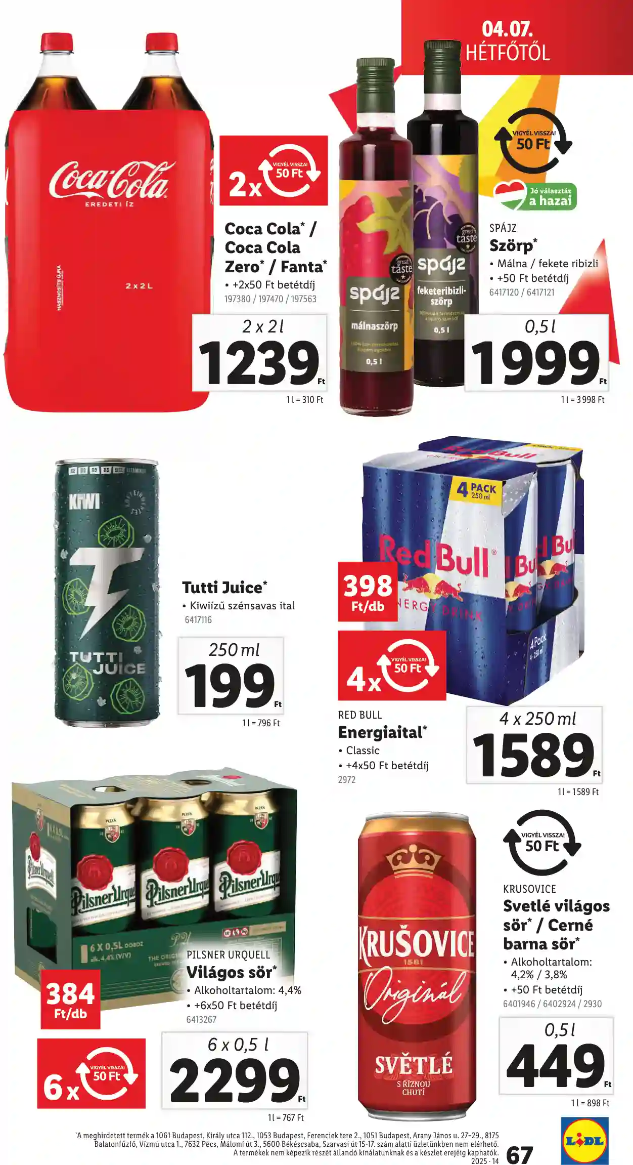 Lidl akciós újság 14. hét (Érvényes 04.03-tól) (64 oldal)