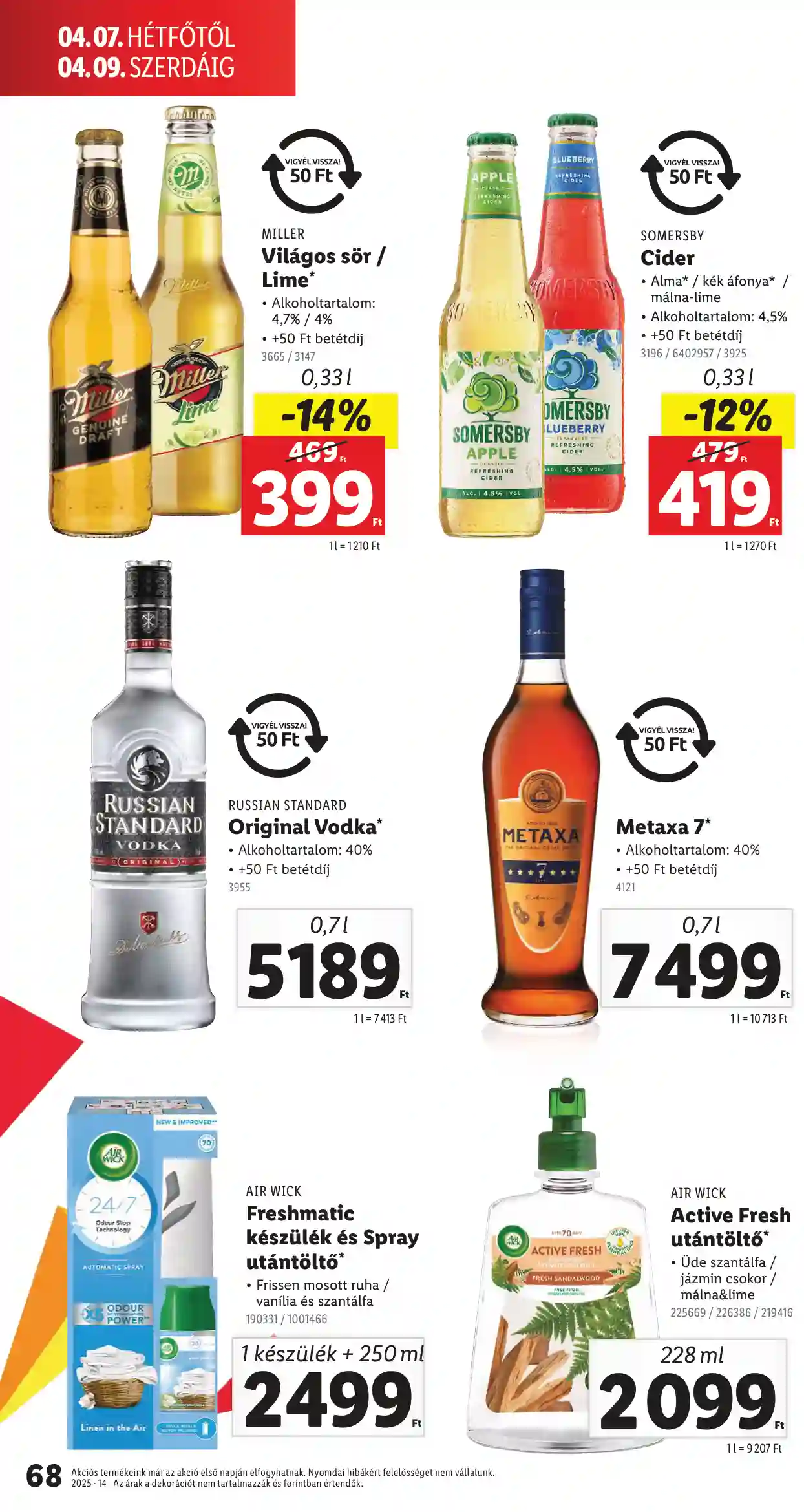 Lidl akciós újság 14. hét (Érvényes 04.03-tól) (65 oldal)