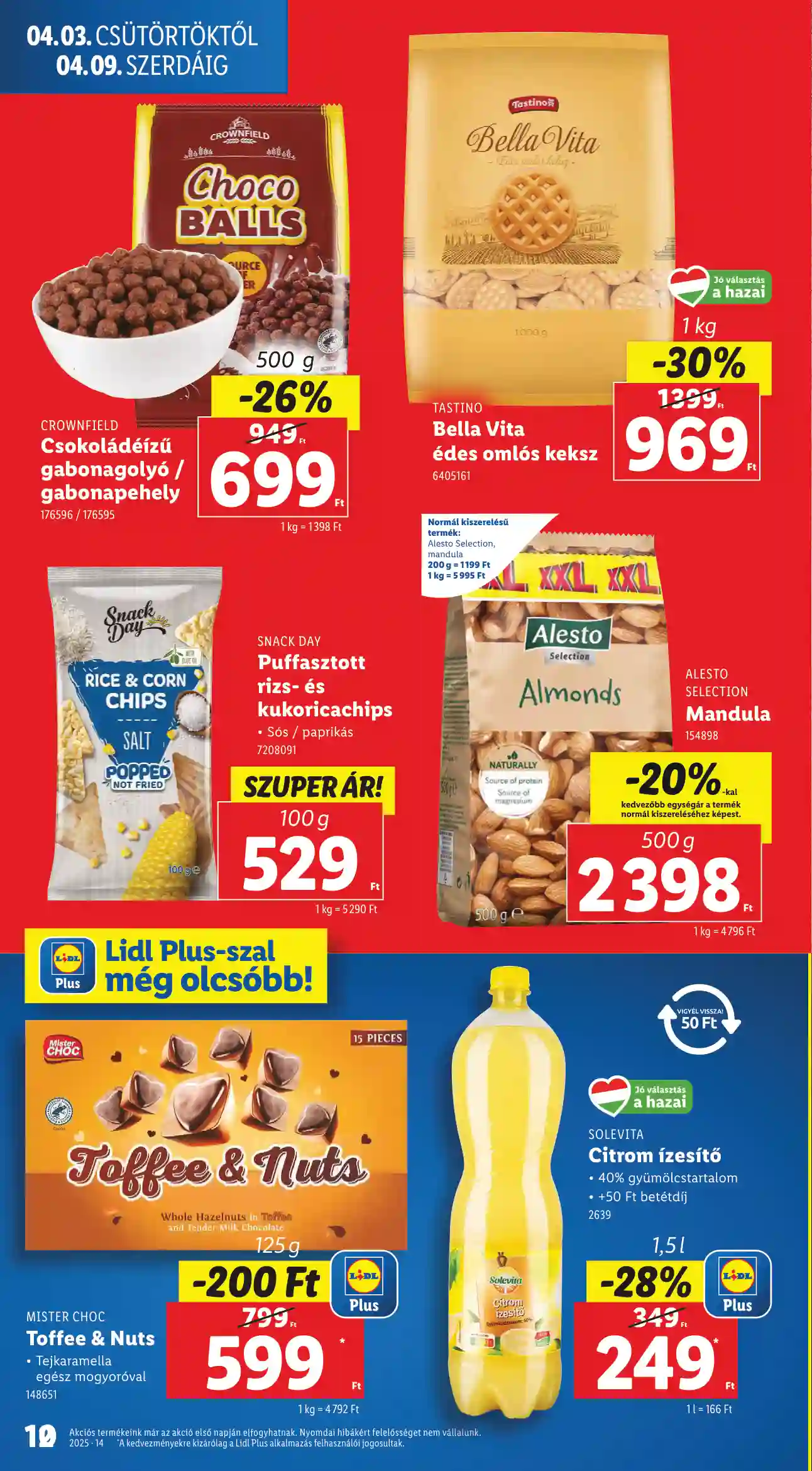 Lidl akciós újság 14. hét (Érvényes 04.03-tól) (72 oldal)